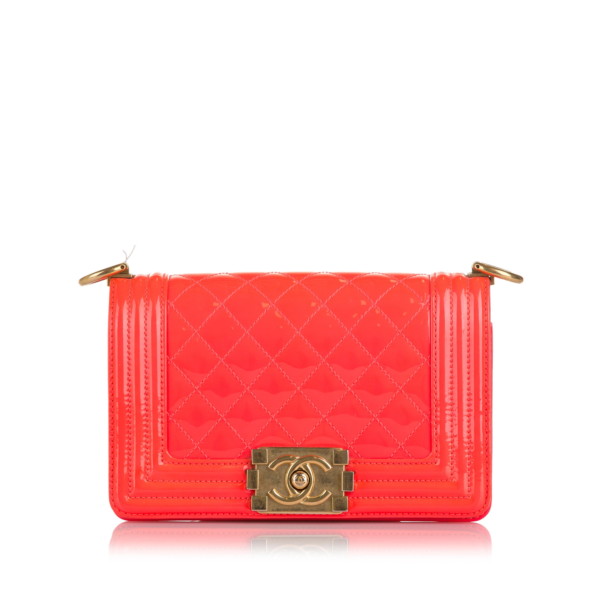 Chanel Small Patent Boy Bag - image 1