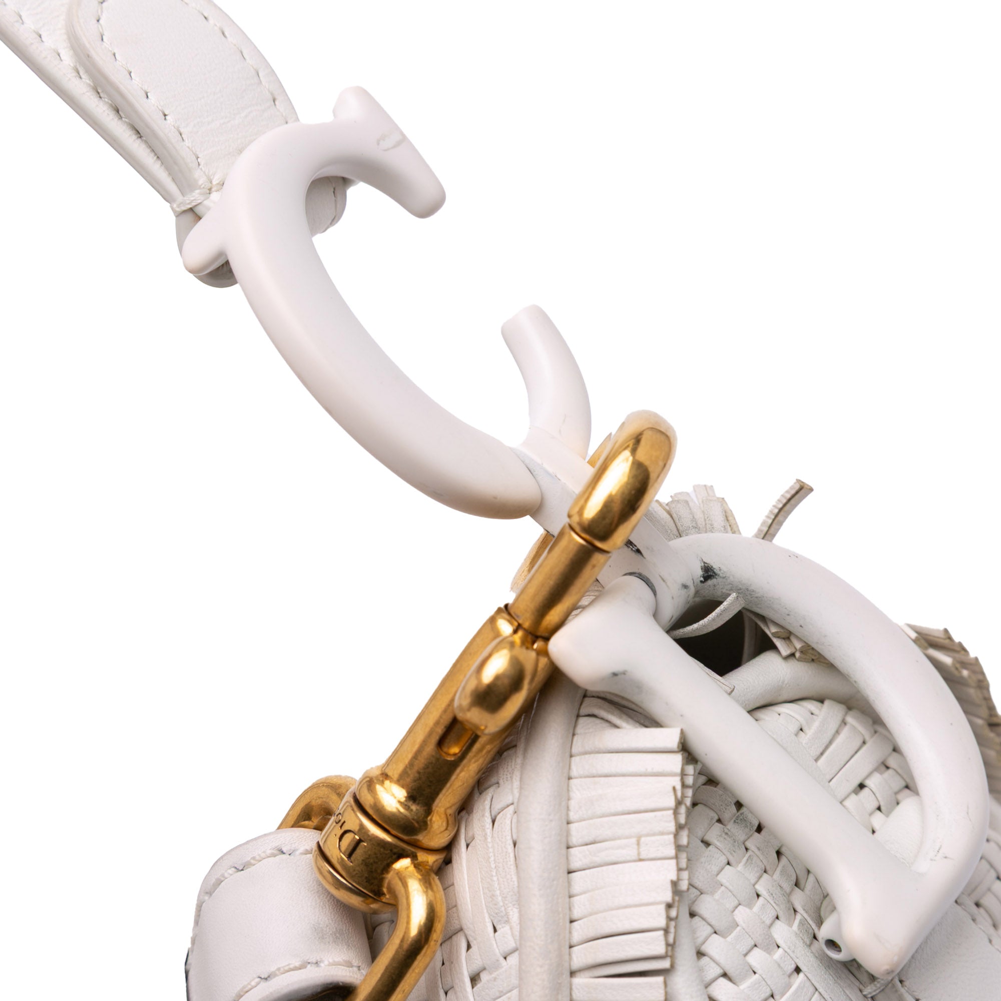 Dior Ultra Matte Woven Calfskin Saddle Bag - image 7