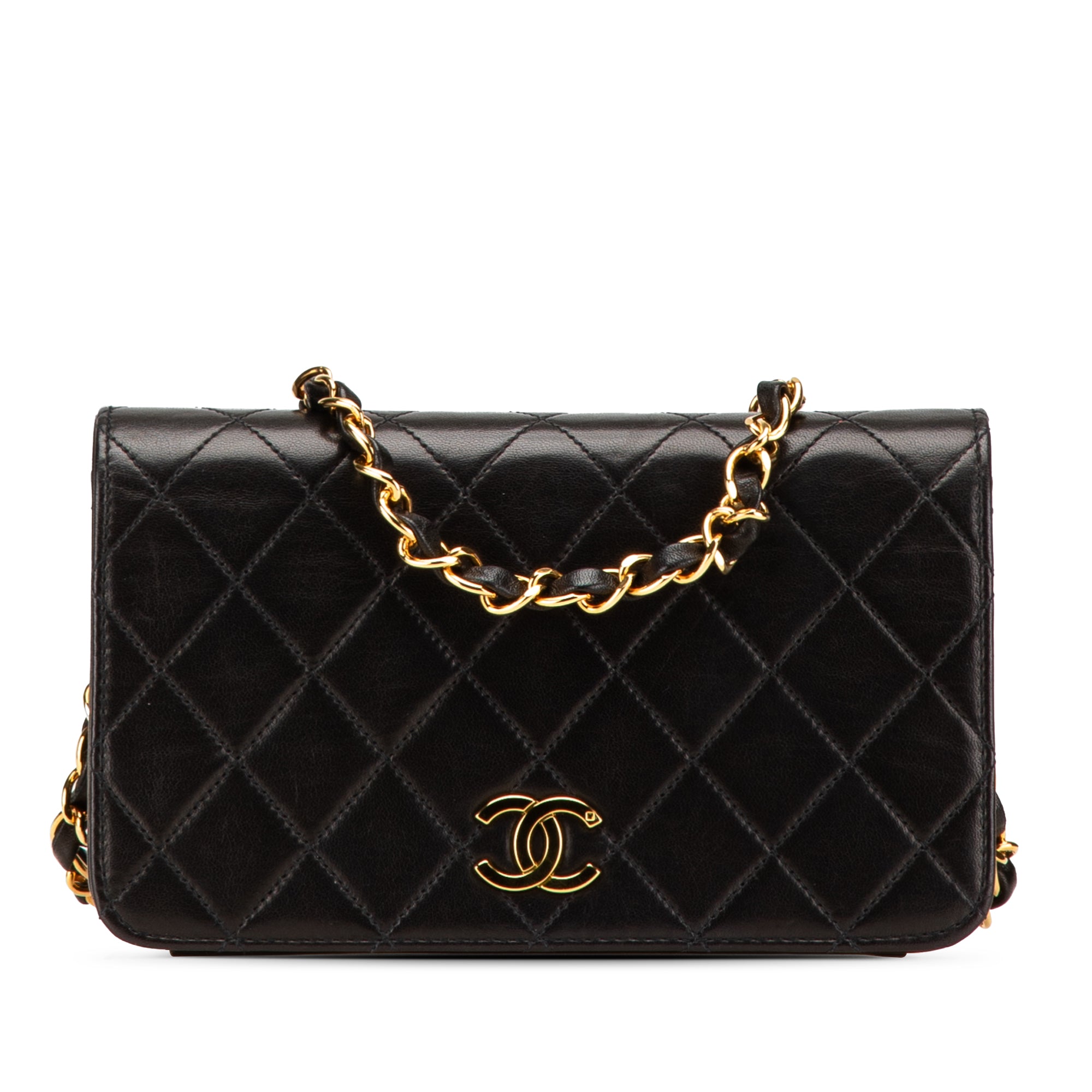 Chanel Mini CC Quilted Lambskin Full Flap - image 1