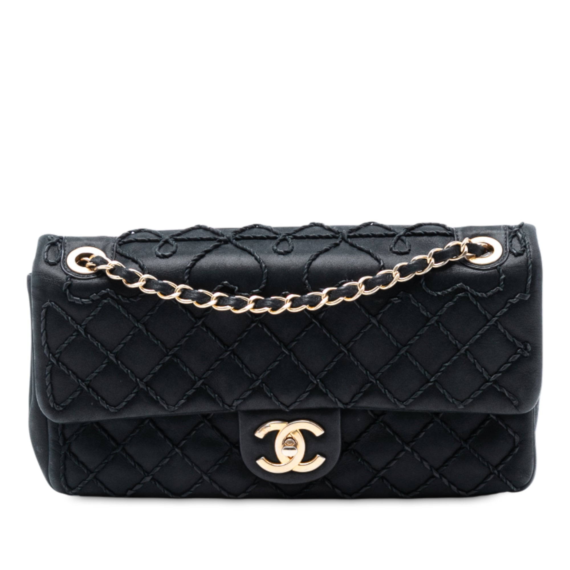 Chanel Calfskin Ultra Stitch Heart Flap - image 1