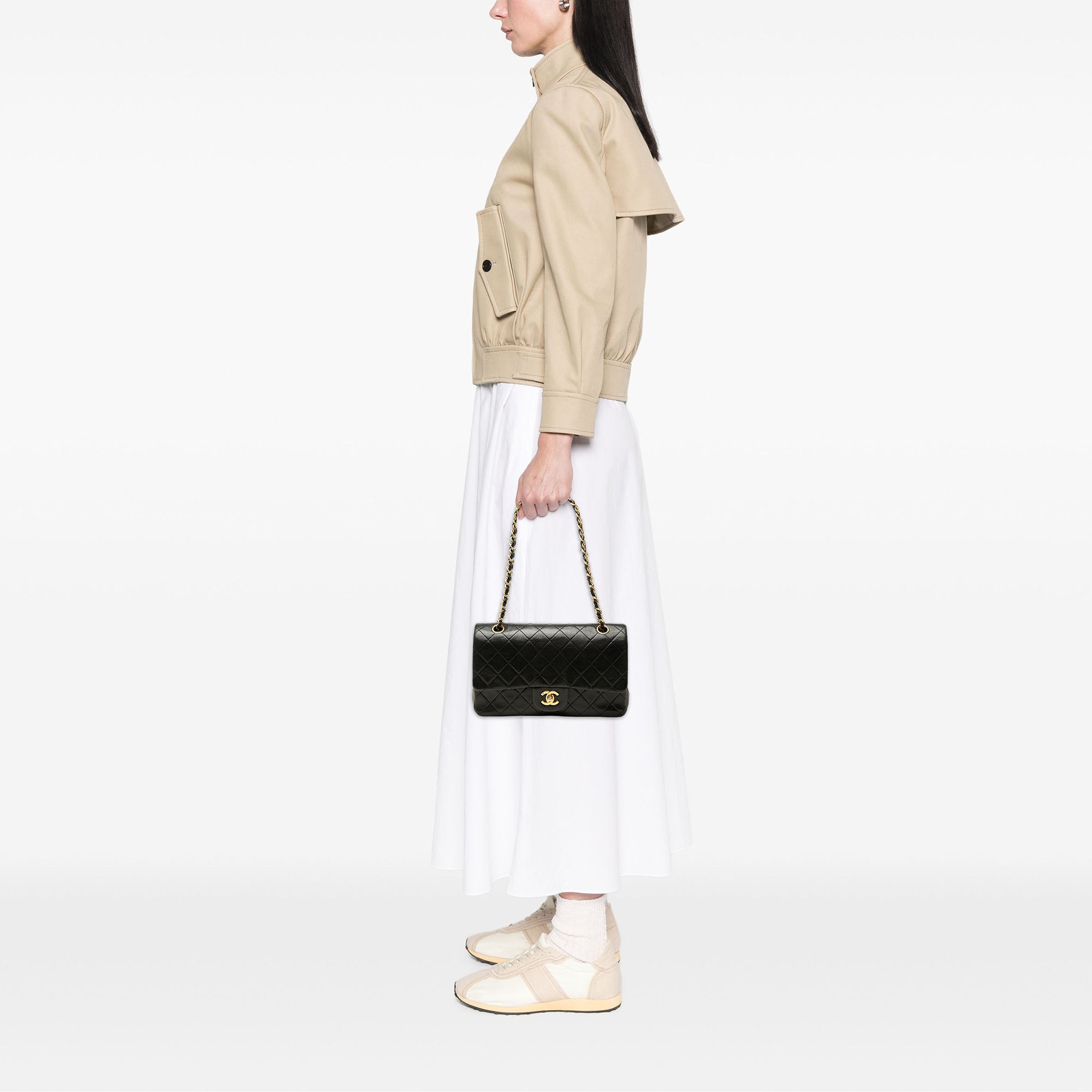 Chanel Medium Classic Lambskin Double Flap - image 6