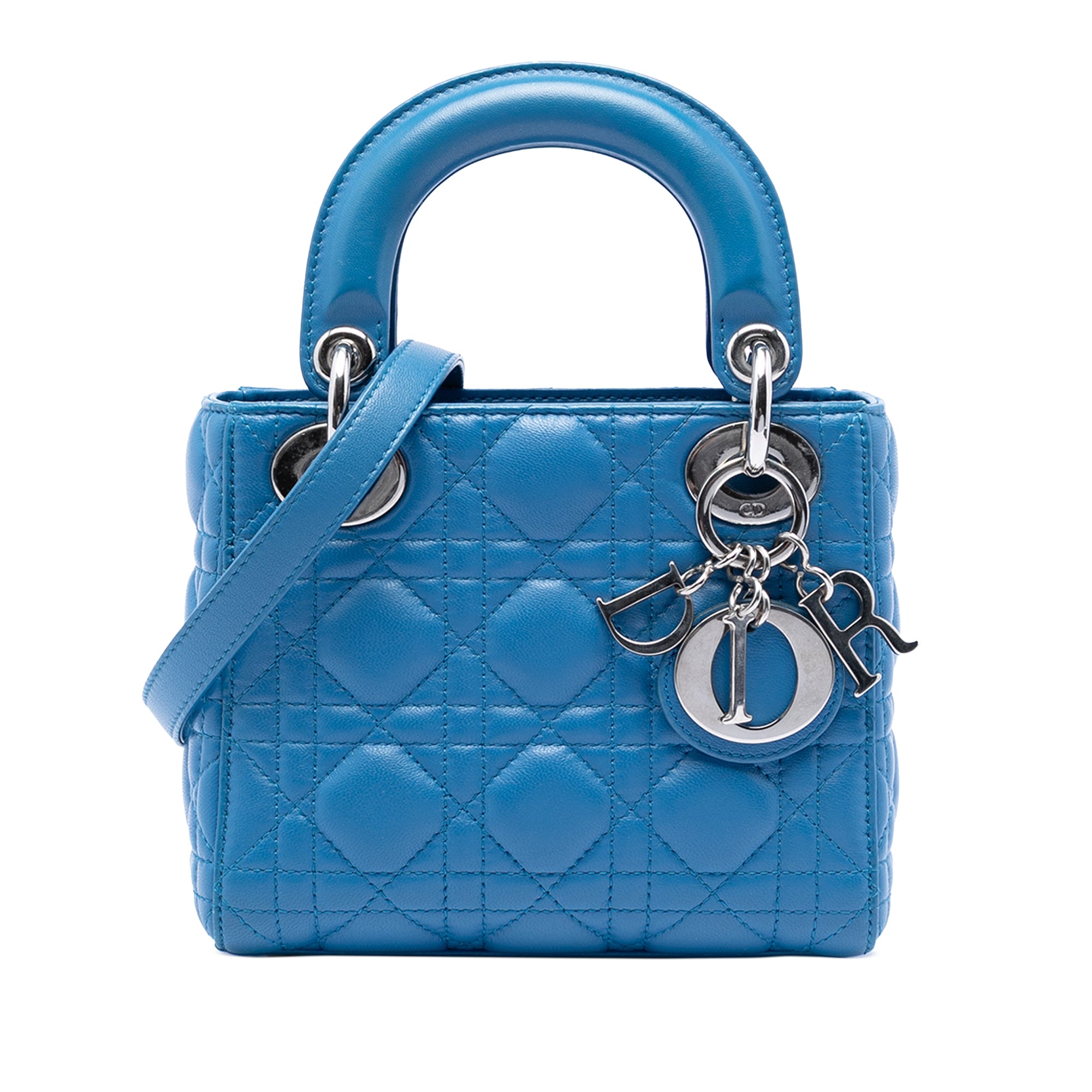 Dior Mini Lambskin Cannage Lady Dior - image 1