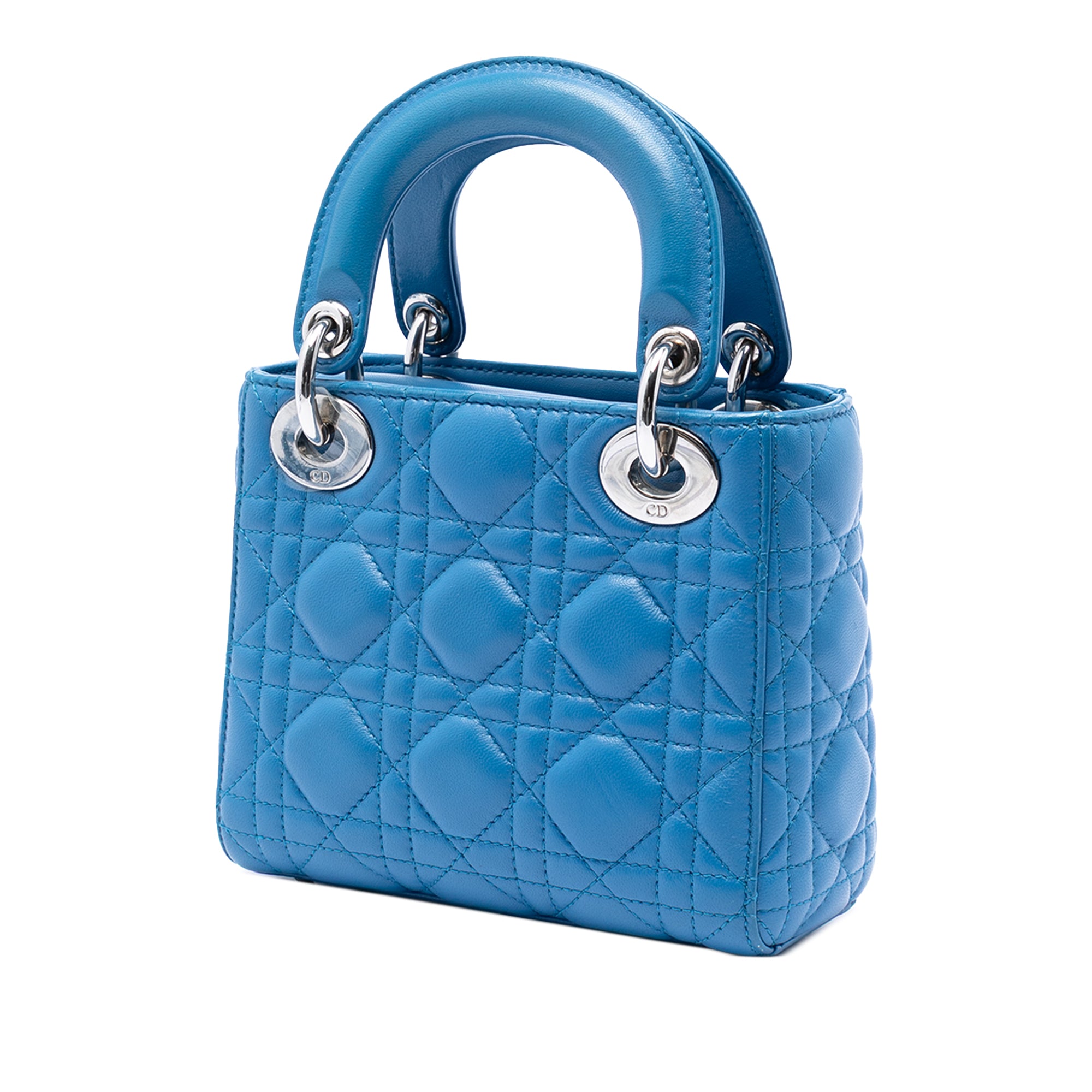Dior Mini Lambskin Cannage Lady Dior - image 2