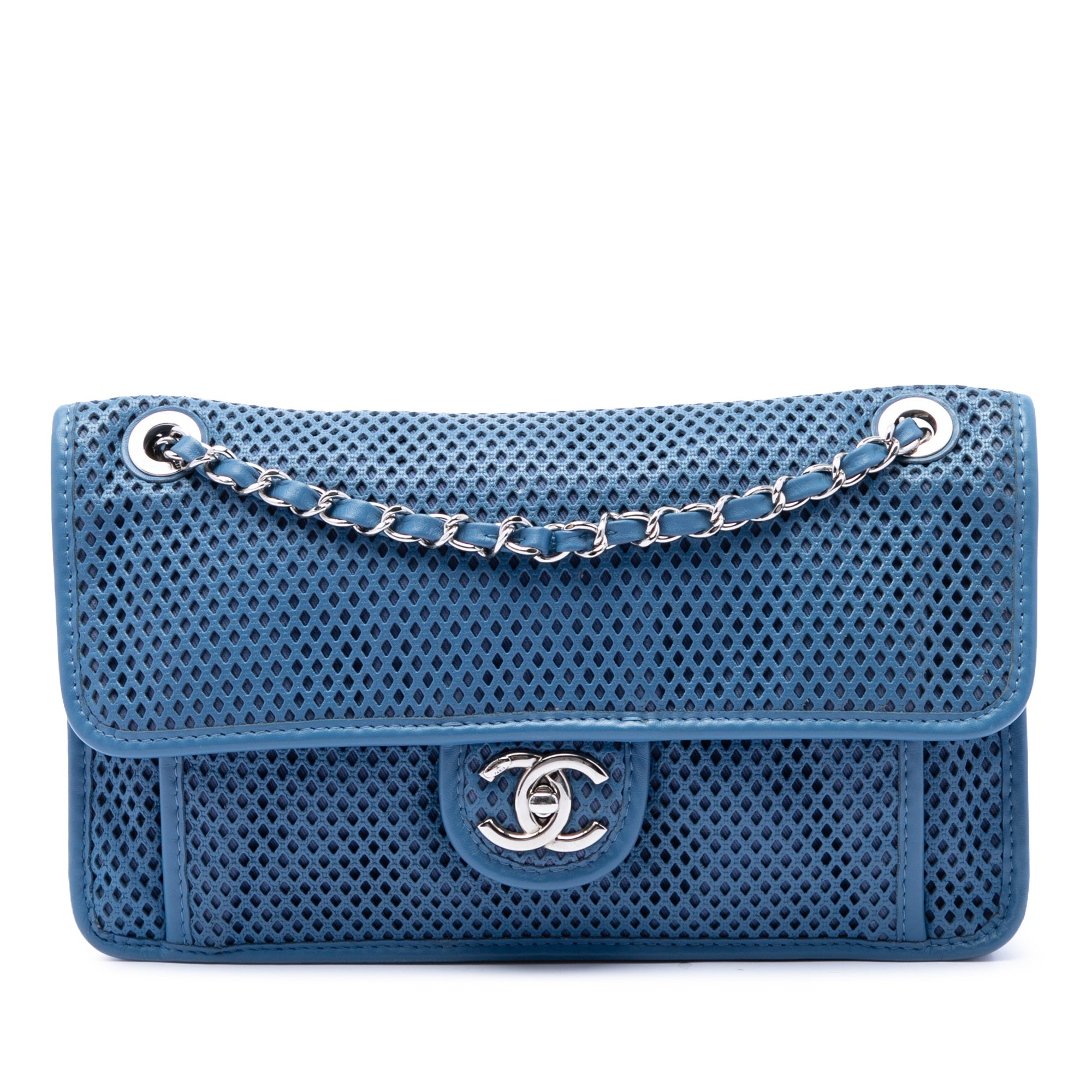 Chanel Medium Perforated Calfskin Up In The Air Flap - image 1