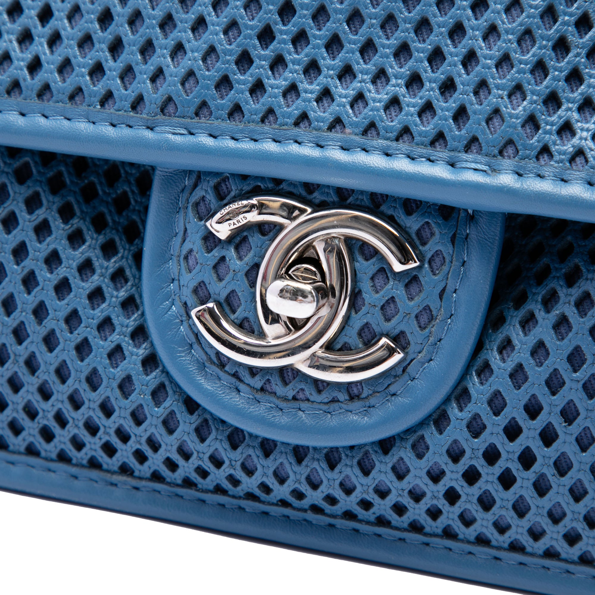 Chanel Medium Perforated Calfskin Up In The Air Flap - image 5