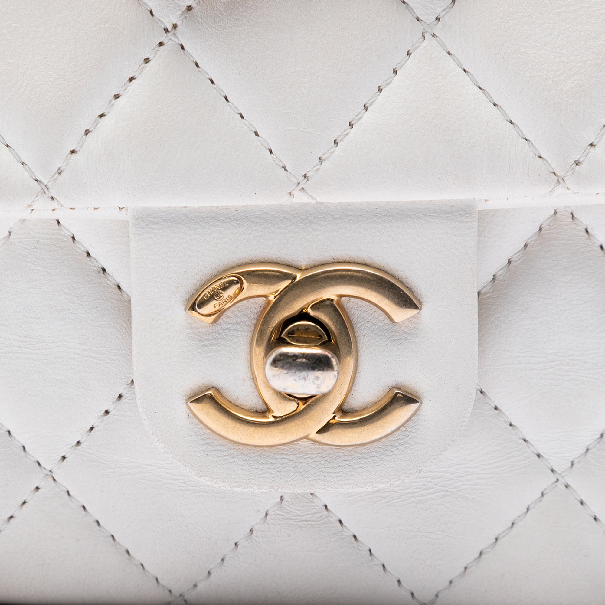 Chanel Mini Square Classic Lambskin Enamel Coco Hearts Single Flap - image 5