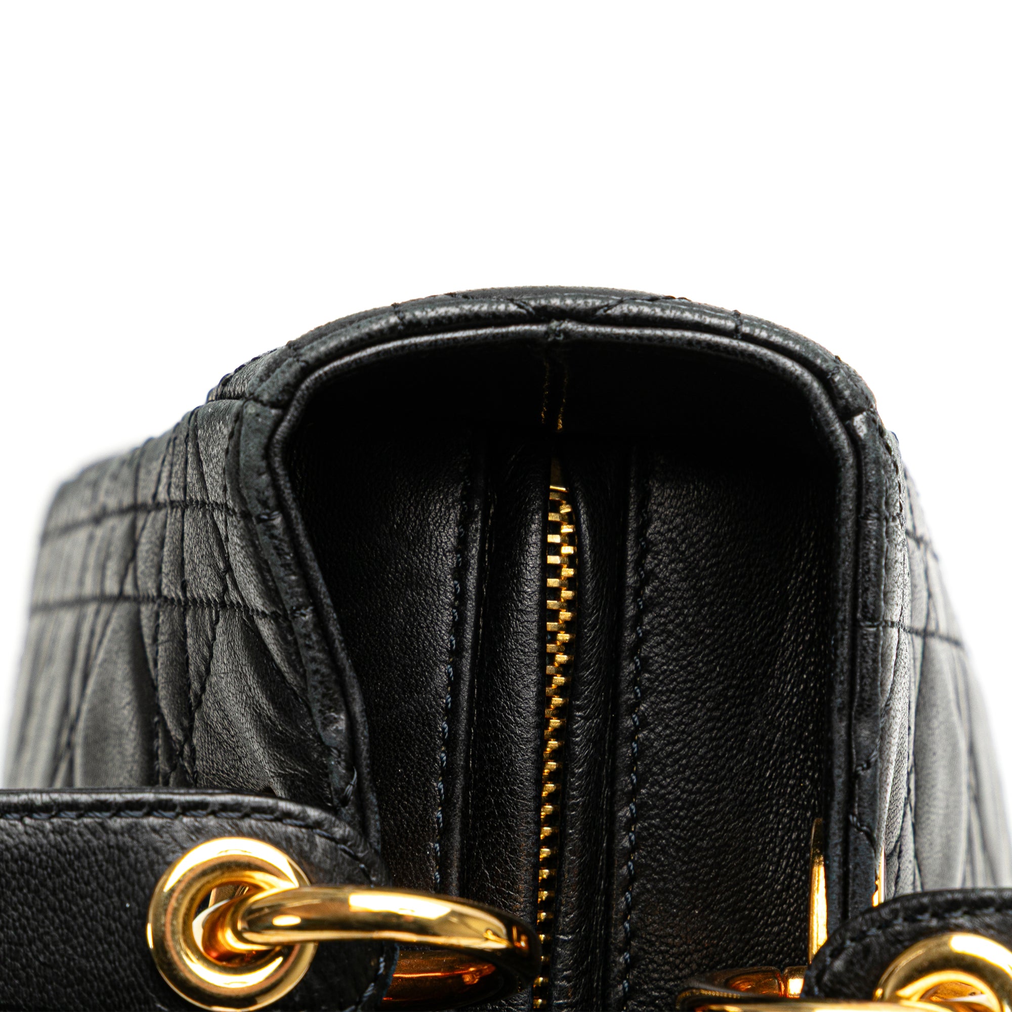 Dior Medium Lambskin Cannage Lady Dior - image 10