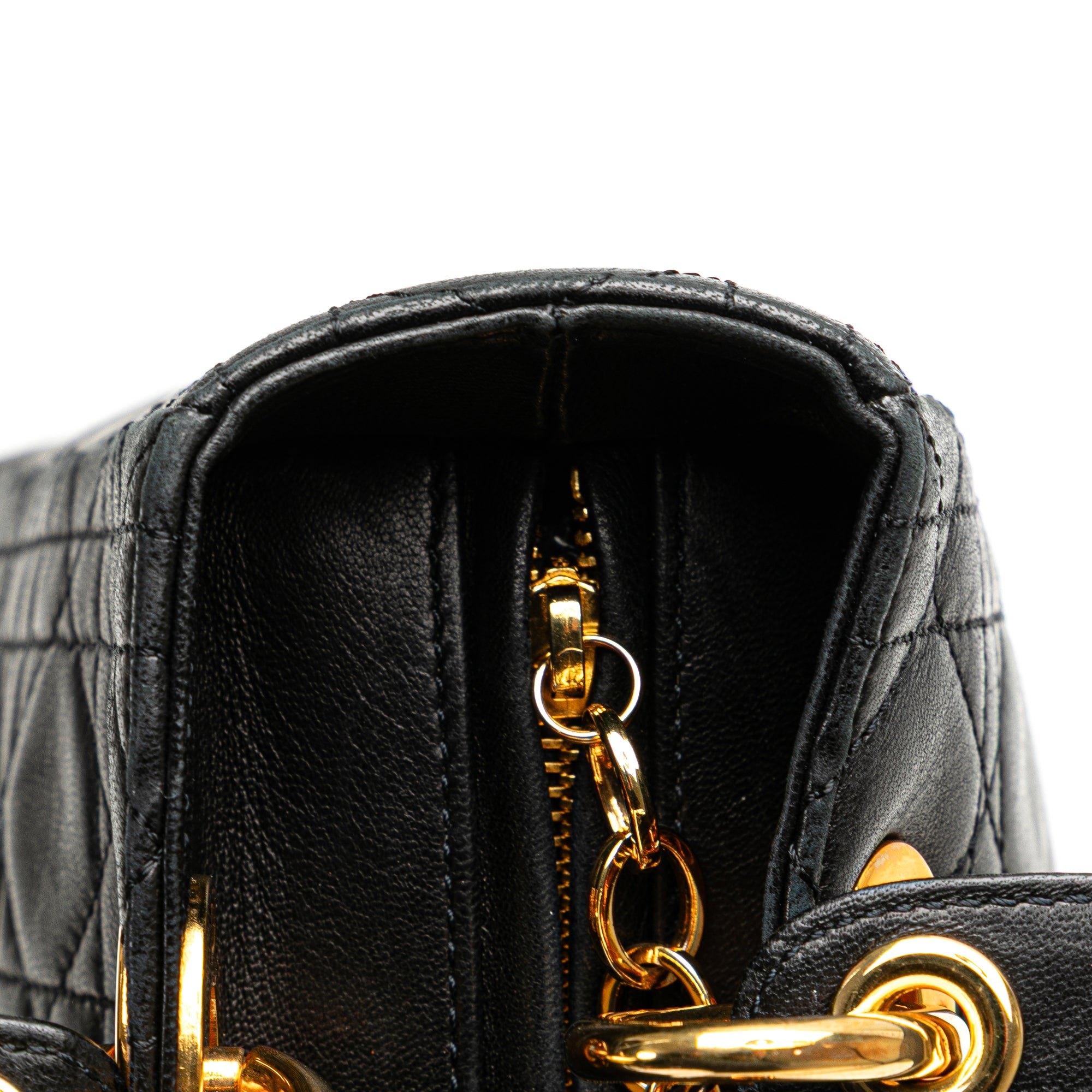 Dior Medium Lambskin Cannage Lady Dior - image 9