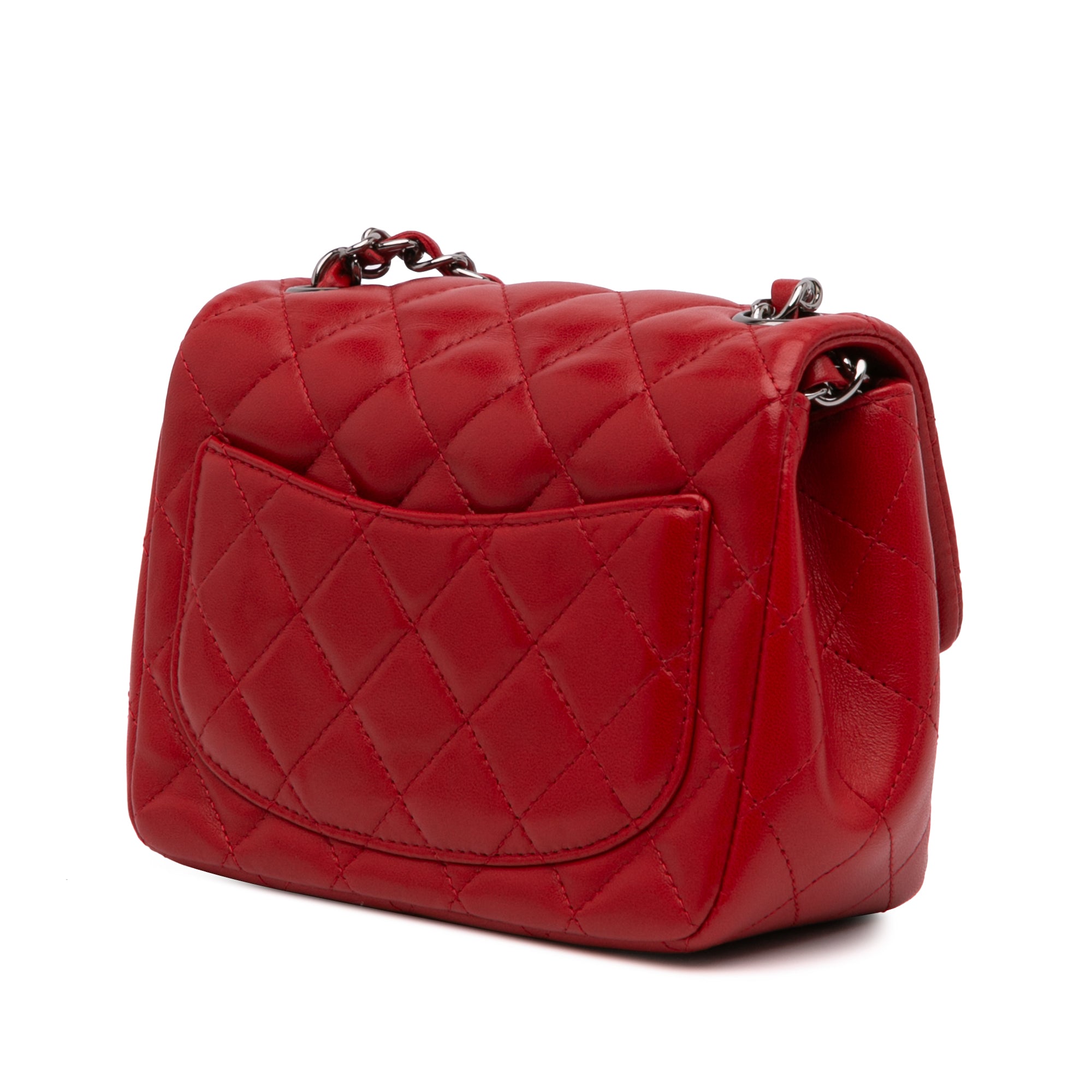 Chanel Mini Square Classic Lambskin Single Flap - image 2