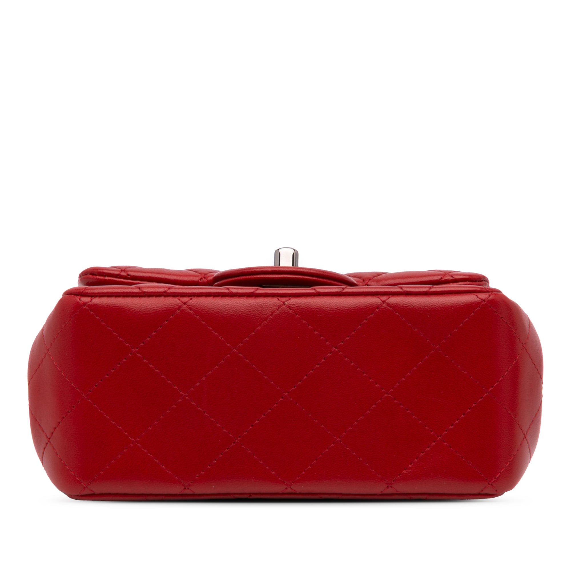 Chanel Mini Square Classic Lambskin Single Flap - image 3