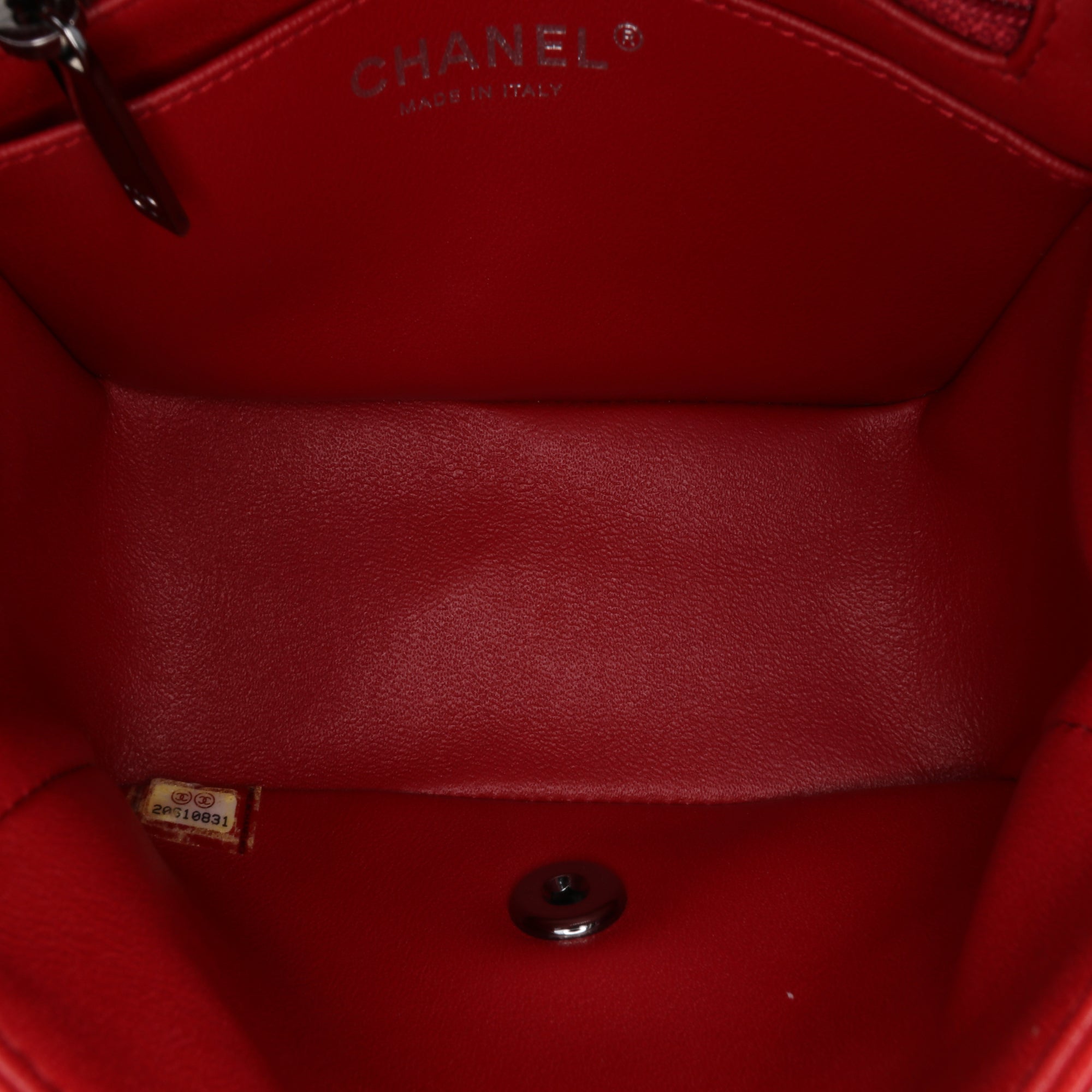Chanel Mini Square Classic Lambskin Single Flap - image 4