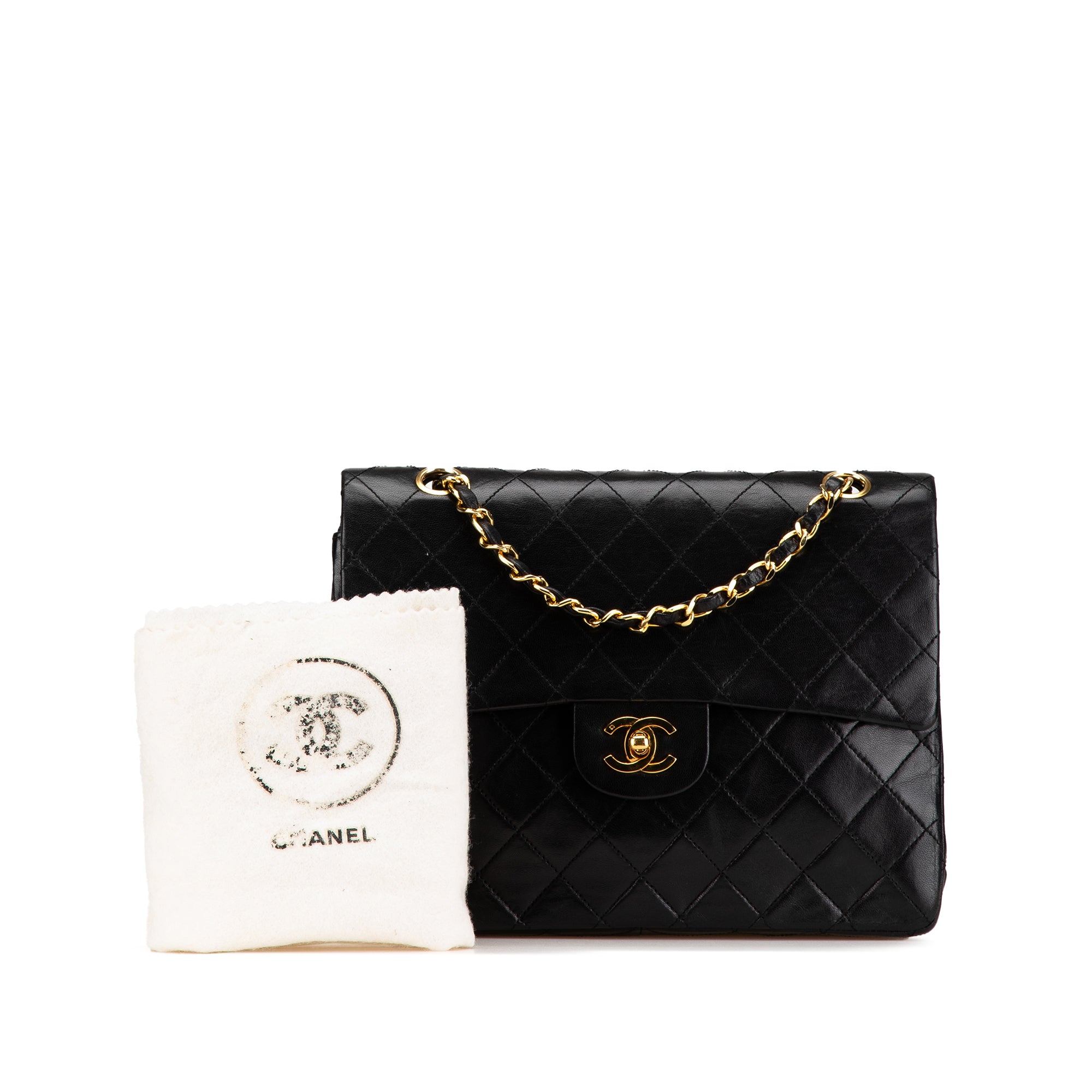 Chanel Medium Tall Classic Lambskin Double Flap - image 12