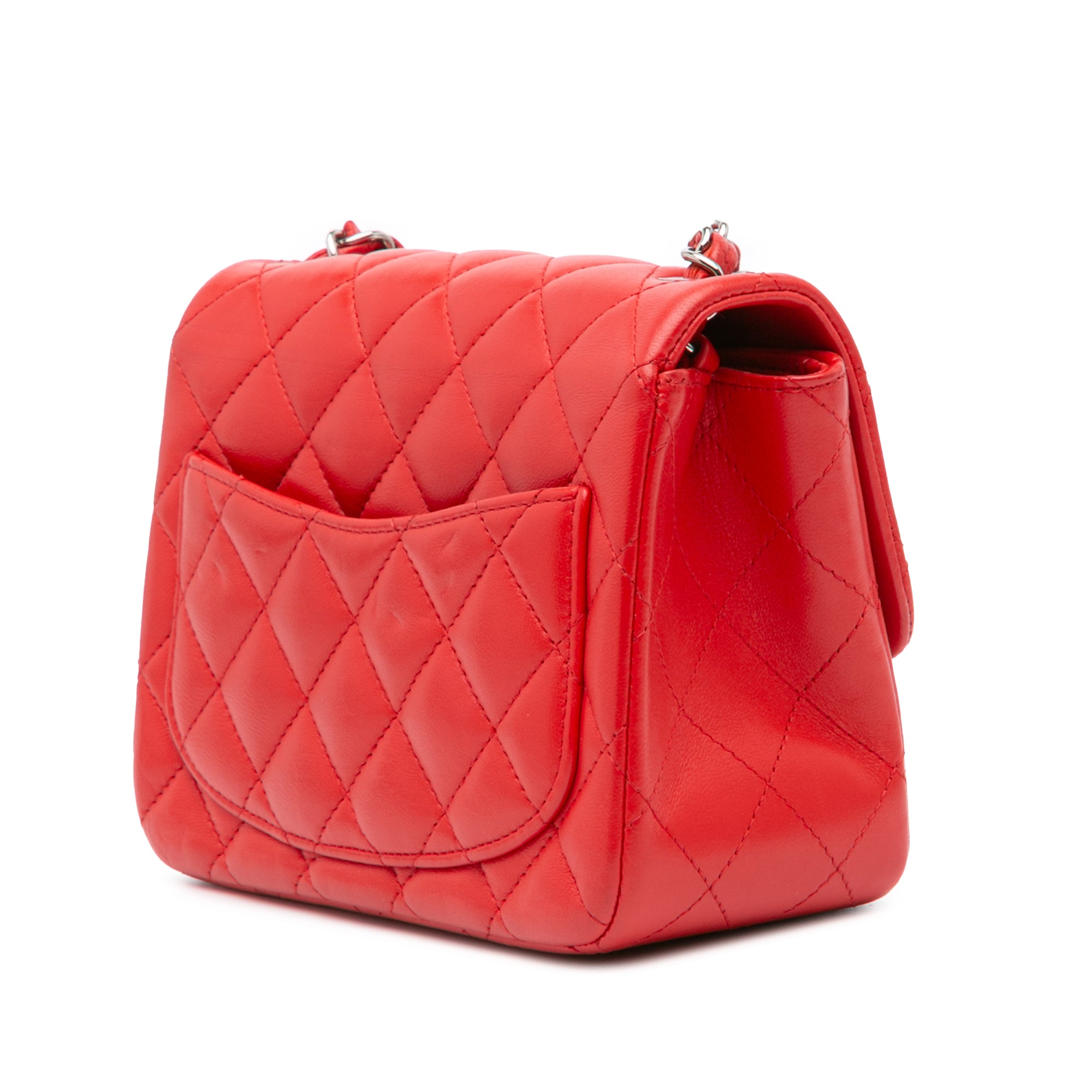 Chanel Mini Square Classic Lambskin Single Flap - image 2
