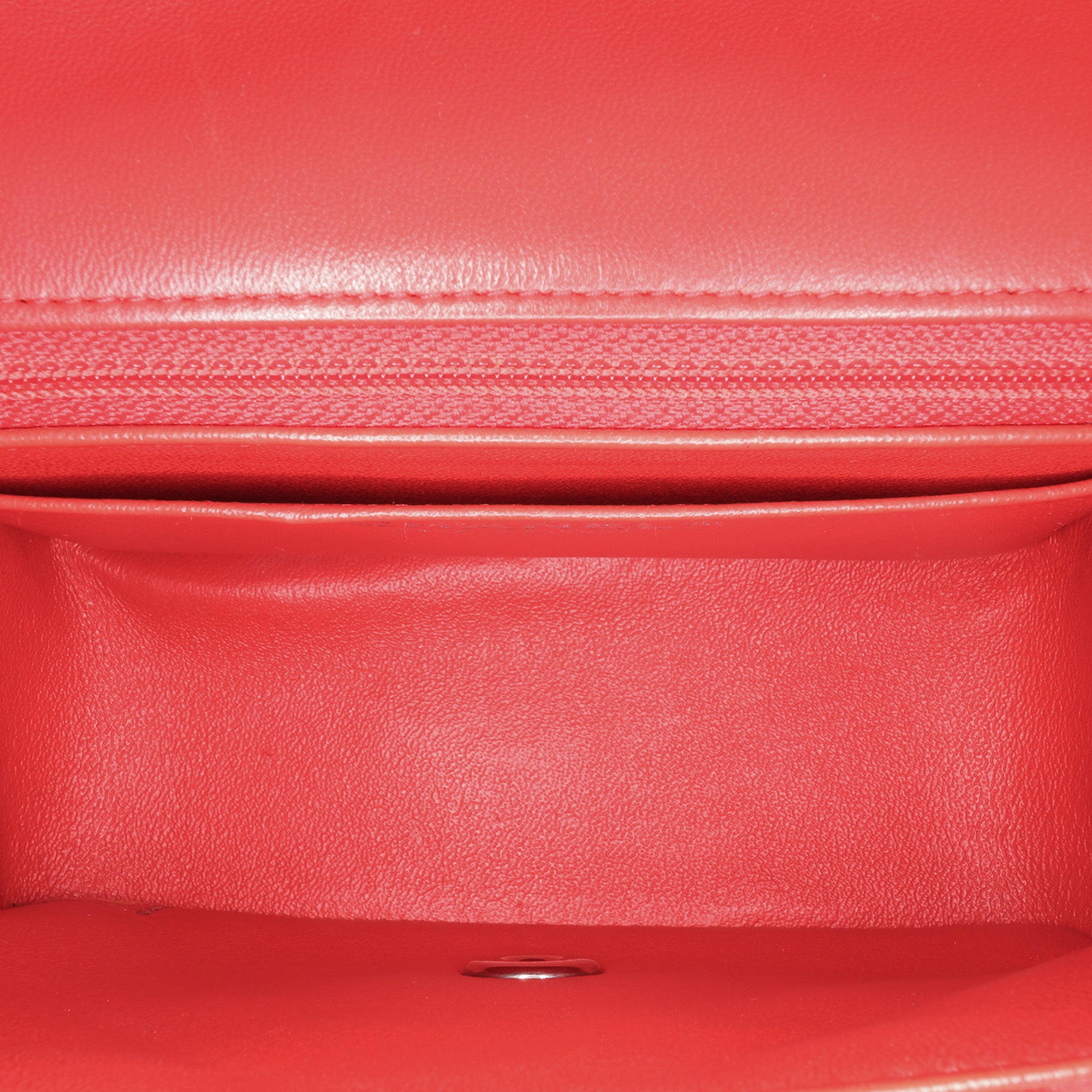 Chanel Mini Square Classic Lambskin Single Flap - image 4