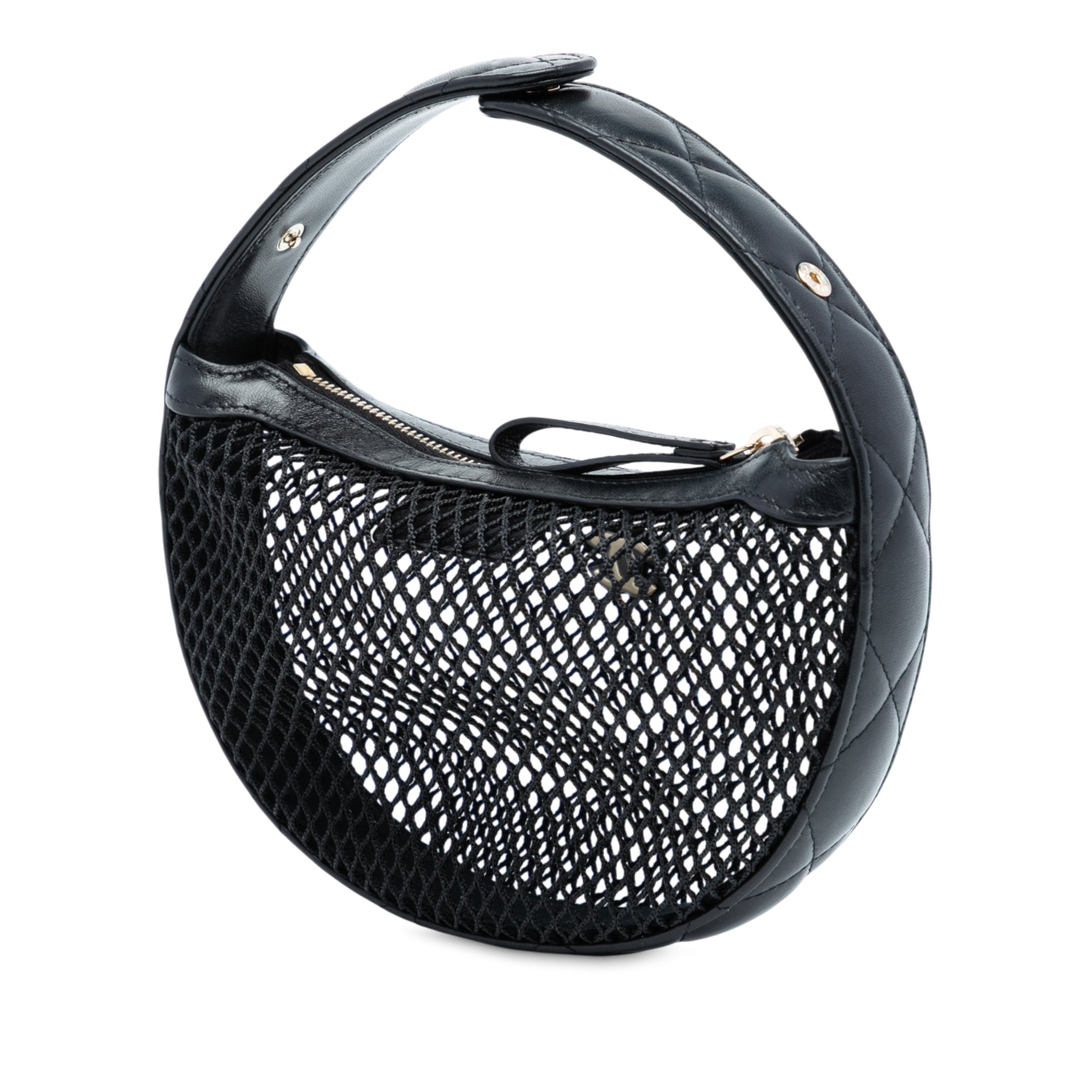 Chanel Mini CC Round Mesh Hobo - image 2