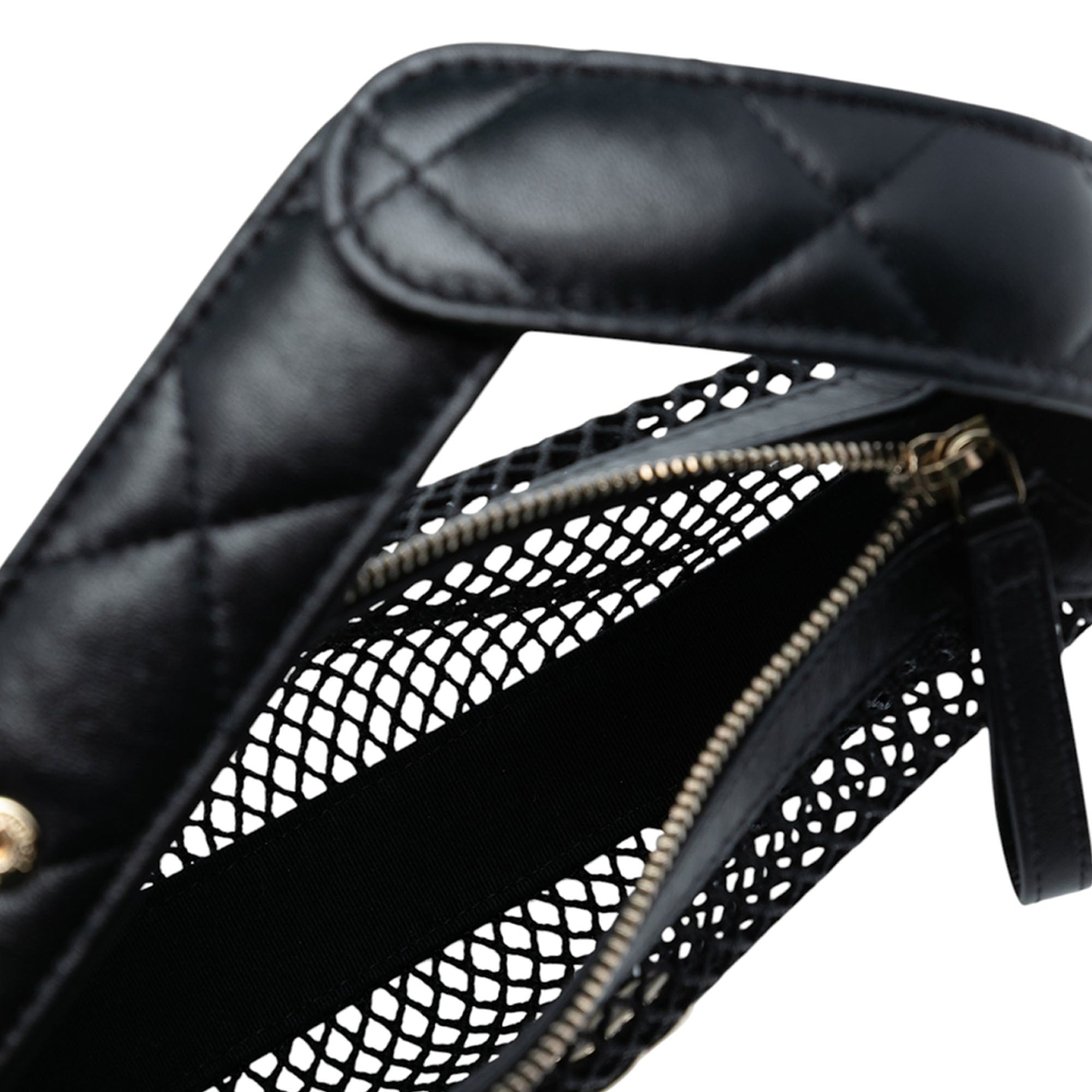 Chanel Mini CC Round Mesh Hobo - image 4