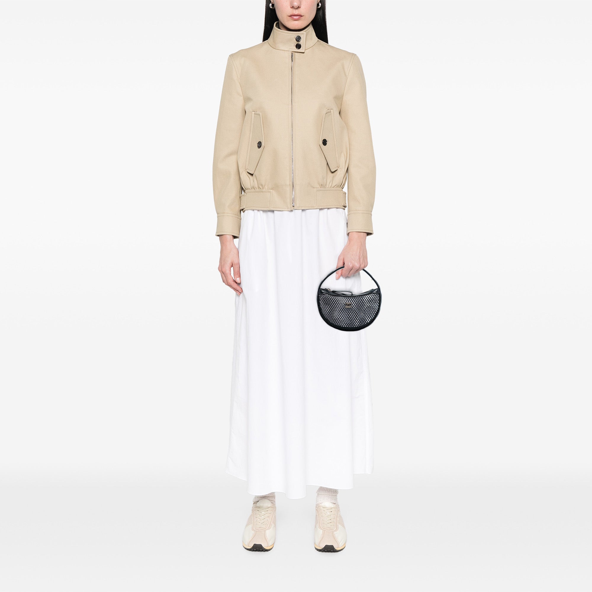 Chanel Mini CC Round Mesh Hobo - image 7