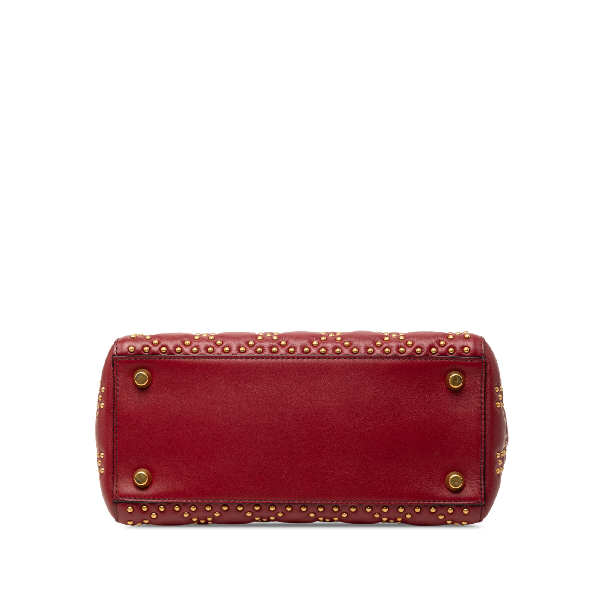 Dior Medium Lambskin Cannage Studded Supple Lady Dior - image 3