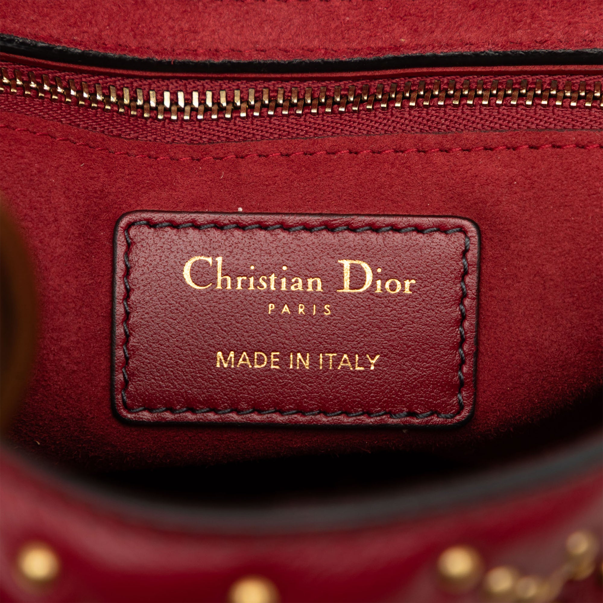 Dior Medium Lambskin Cannage Studded Supple Lady Dior - image 5