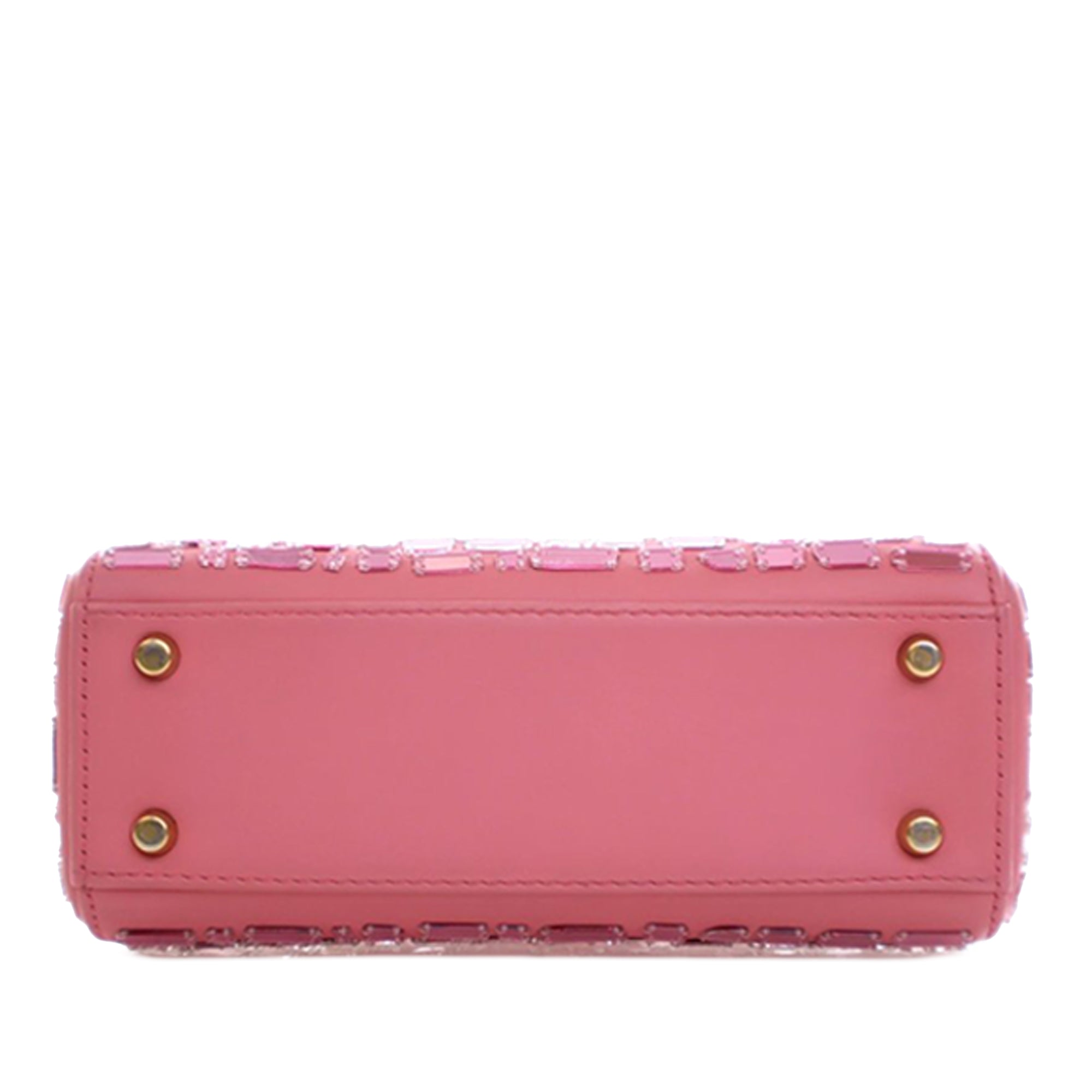 Dior Mini Smooth Calfskin Embroidered Mosaic of Mirrors Lady Dior - image 7