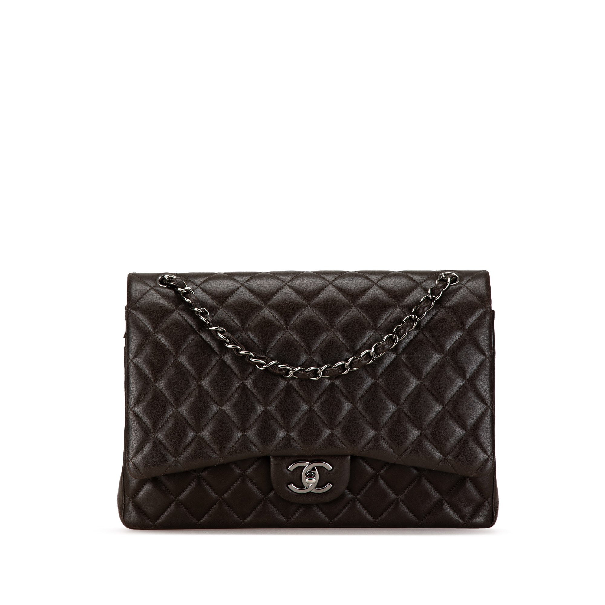 Chanel Maxi Classic Lambskin Double Flap - image 1