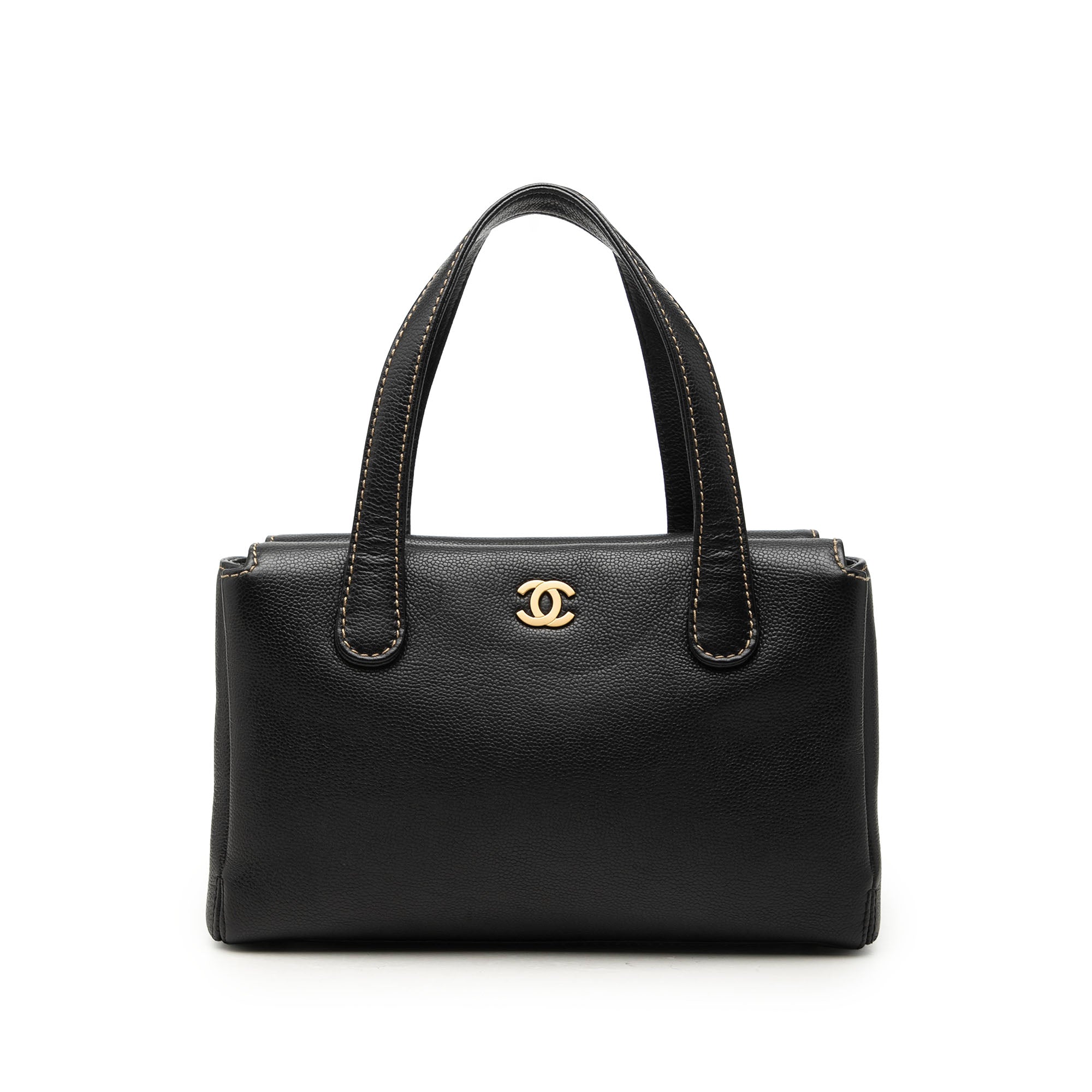 Chanel CC Caviar Handbag - image 1