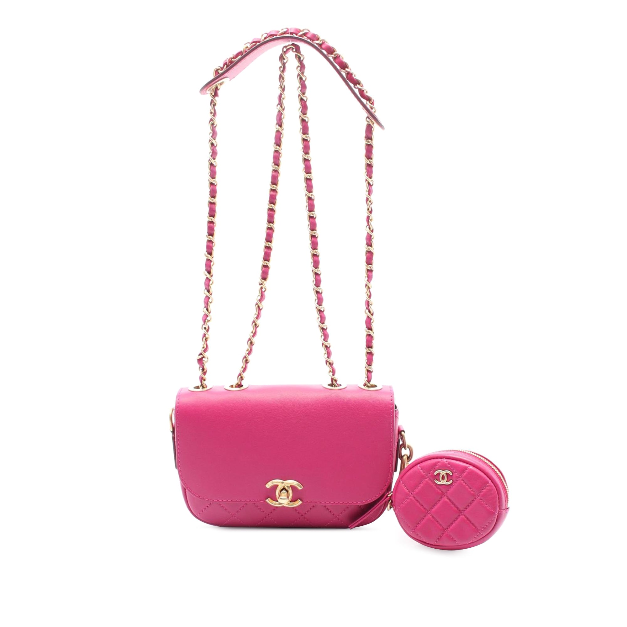 Chanel Quilted Calfskin Multi Pouching Flap - image 1