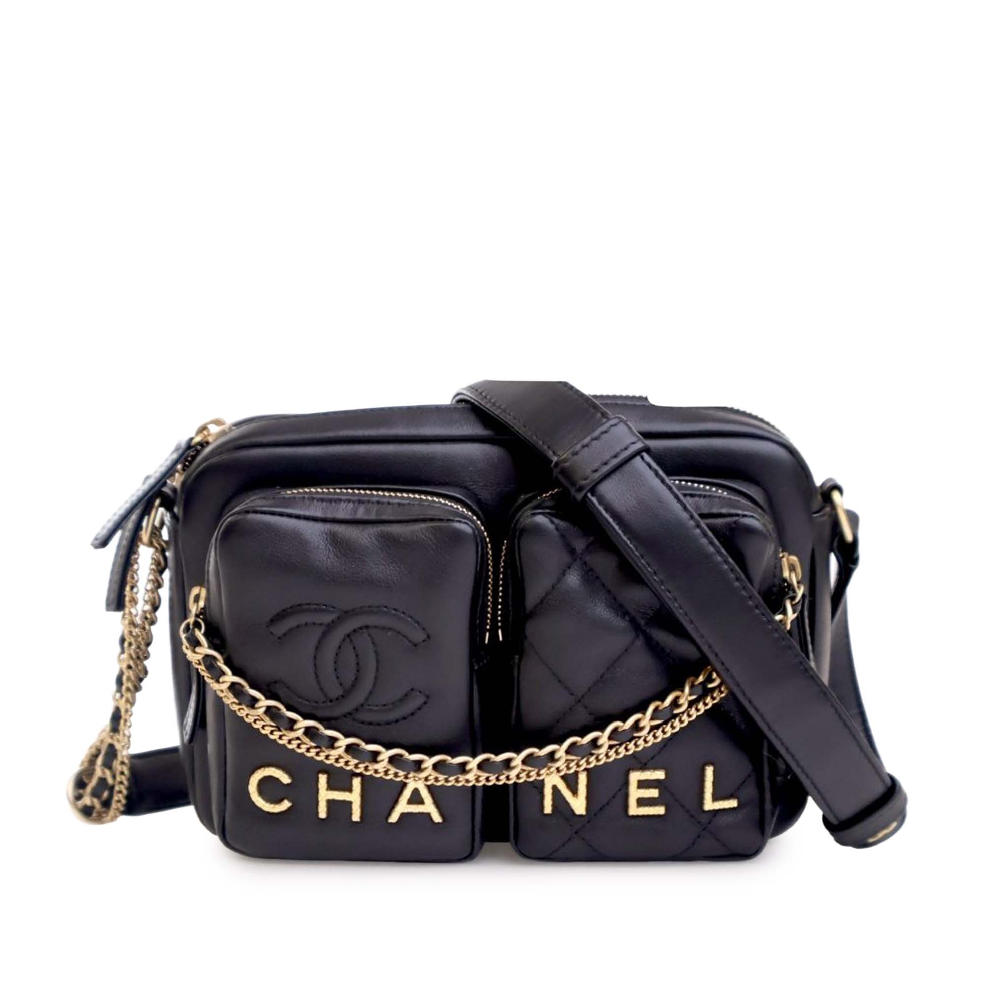 Chanel Small Quilted Calfskin Camera Case - image 1