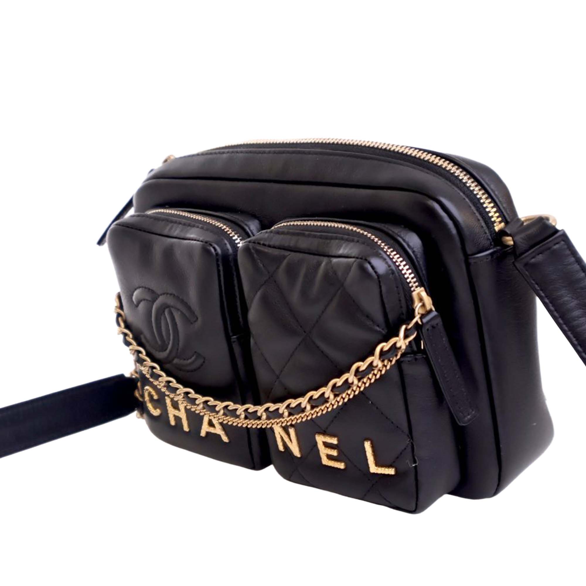 Chanel Small Quilted Calfskin Camera Case - image 10