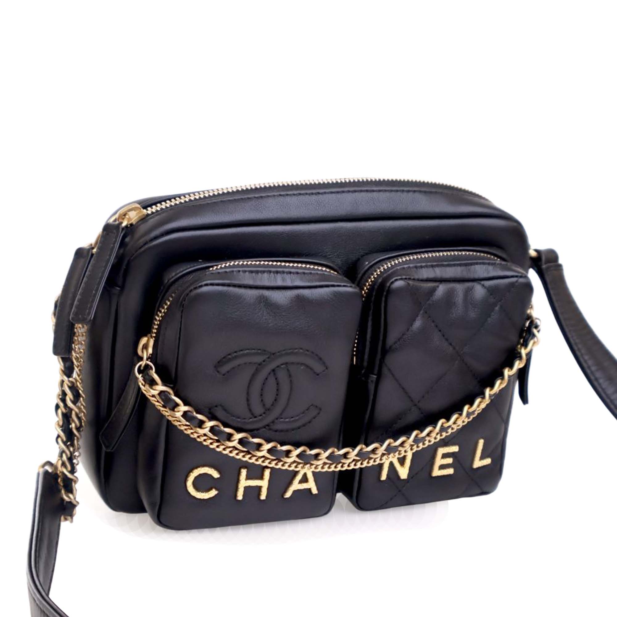 Chanel Small Quilted Calfskin Camera Case - image 11
