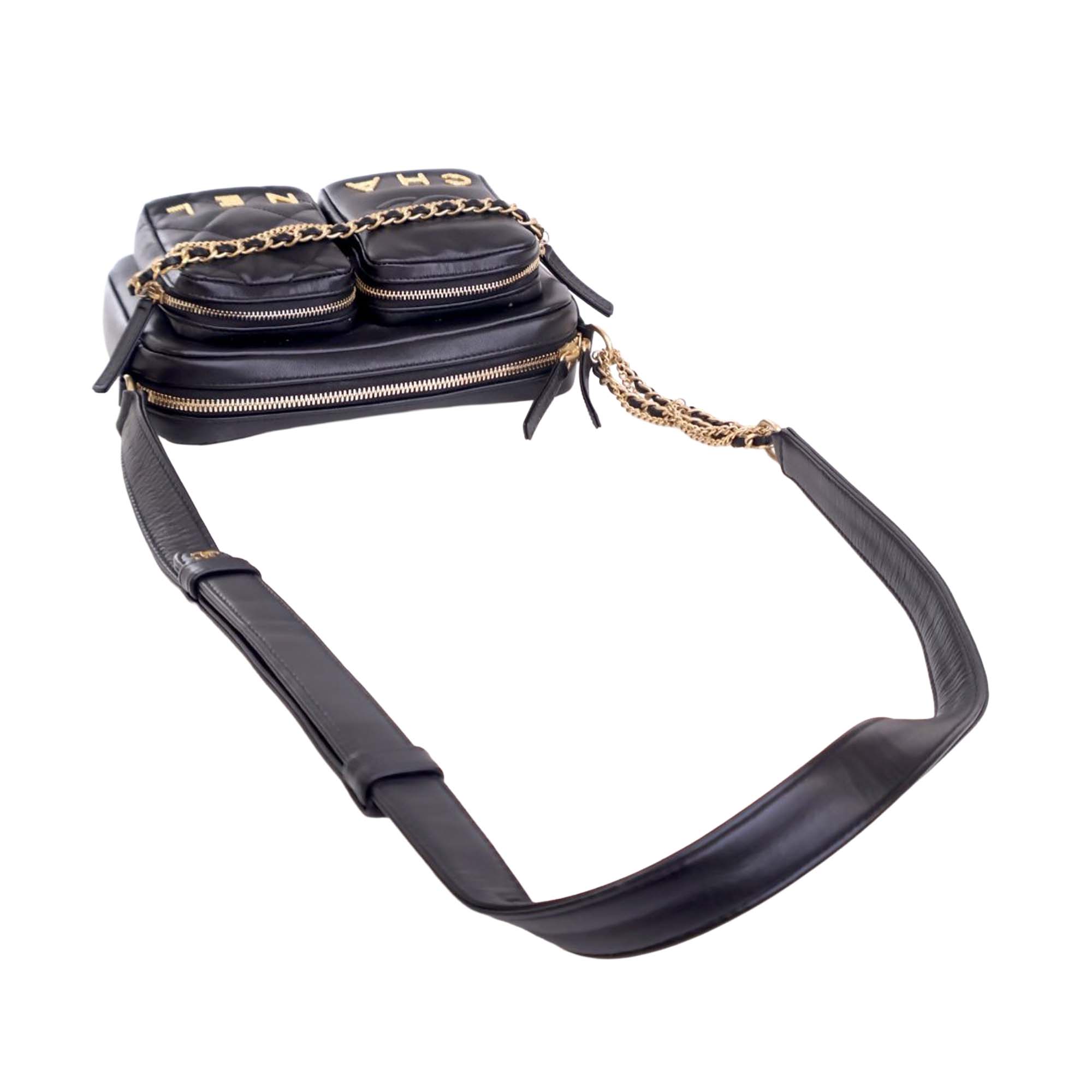 Chanel Small Quilted Calfskin Camera Case - image 12
