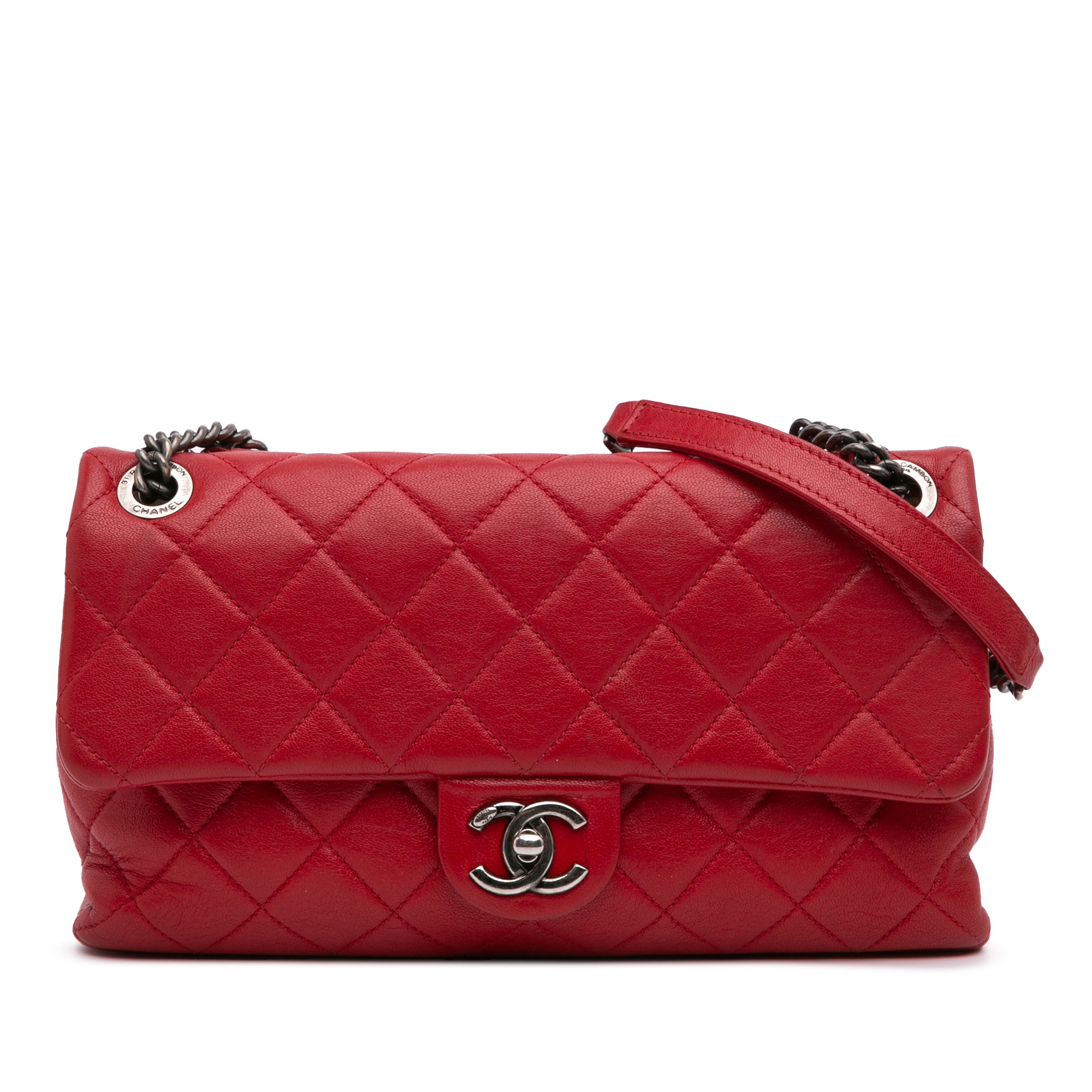 Chanel Quilted Lambskin Rocks Flap Bag - image 1