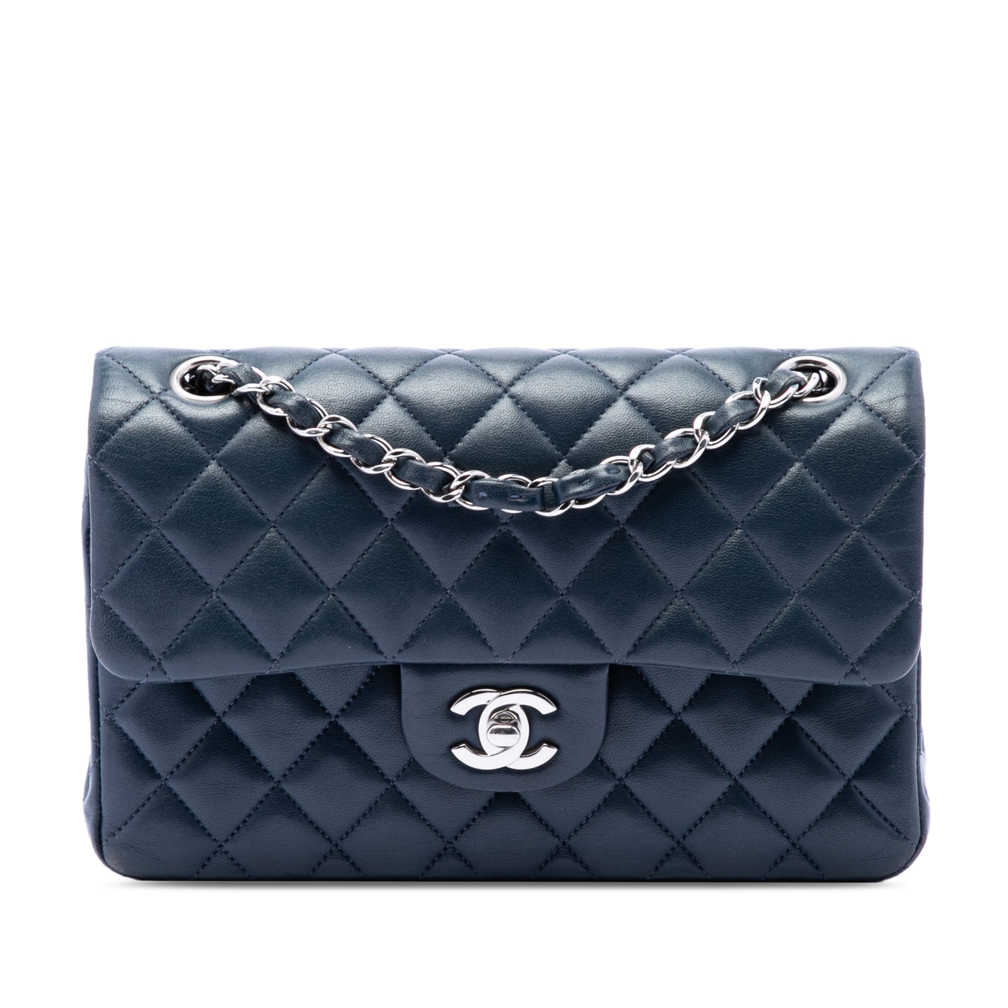 Chanel Small Classic Lambskin Double Flap - image 1
