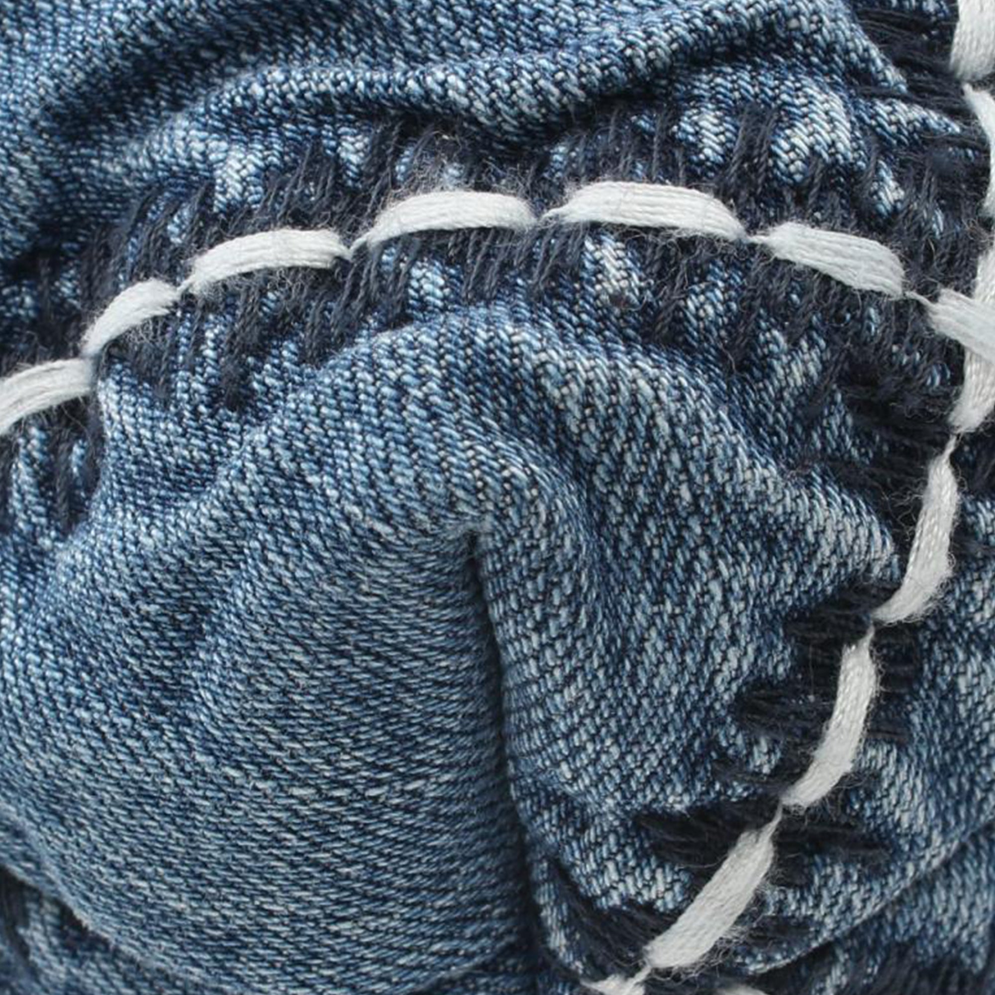 Chanel Mini Denim Stitched 22 Handbag - image 6