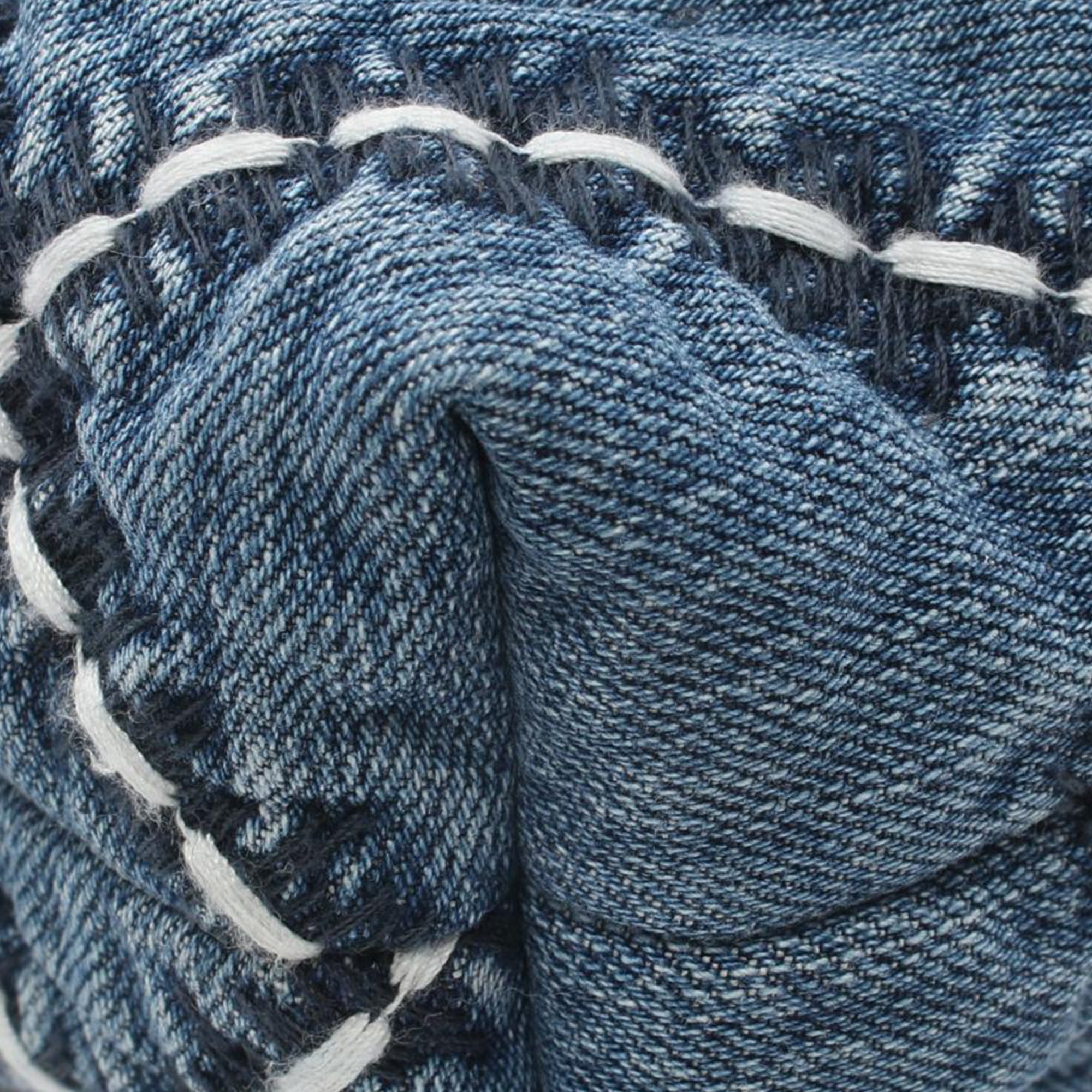 Chanel Mini Denim Stitched 22 Handbag - image 7