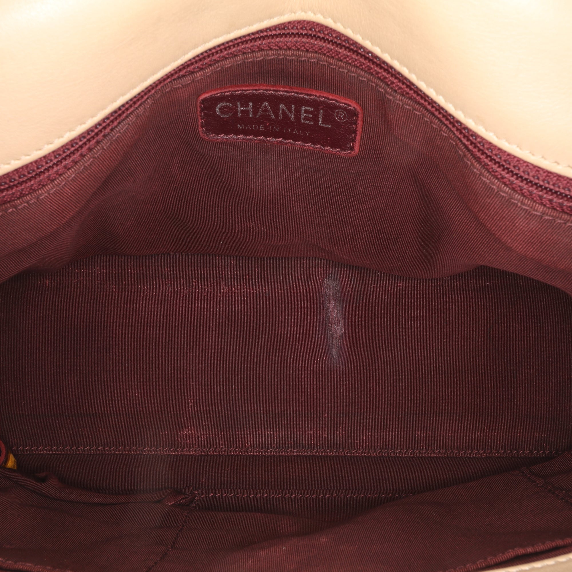 Chanel CC Bicolor Quilted Calfskin and Caviar Single Flap - image 4