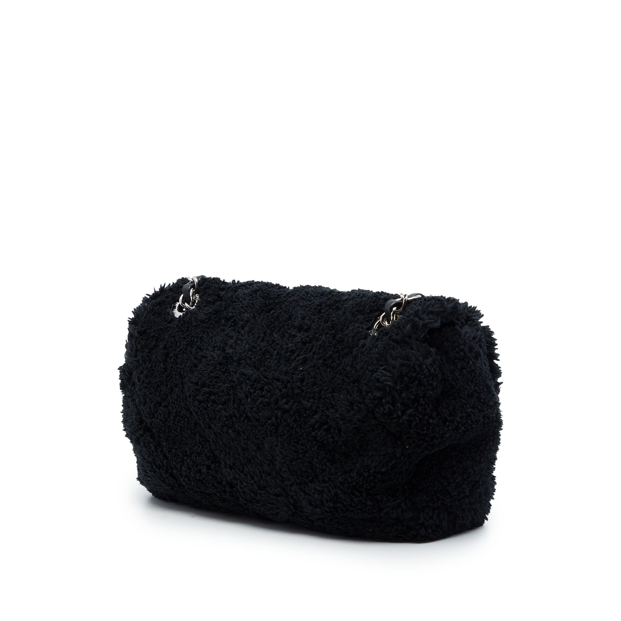 Chanel Medium Quilted Terry Cloth Coco Beach Flap - image 2