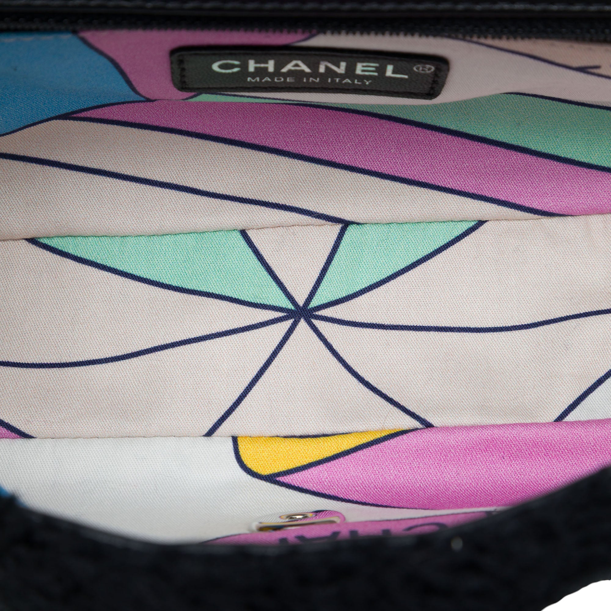 Chanel Medium Quilted Terry Cloth Coco Beach Flap - image 4