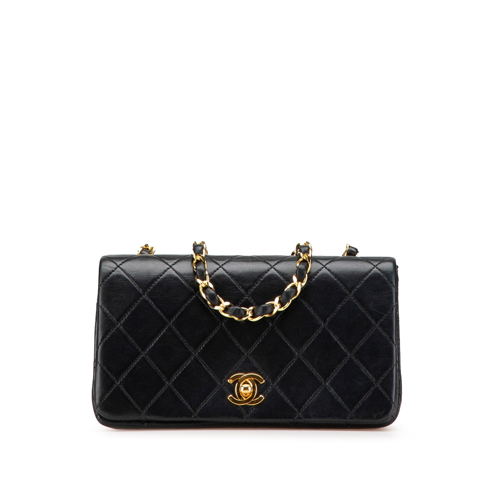 Chanel Mini CC Quilted Lambskin Full Flap - image 1