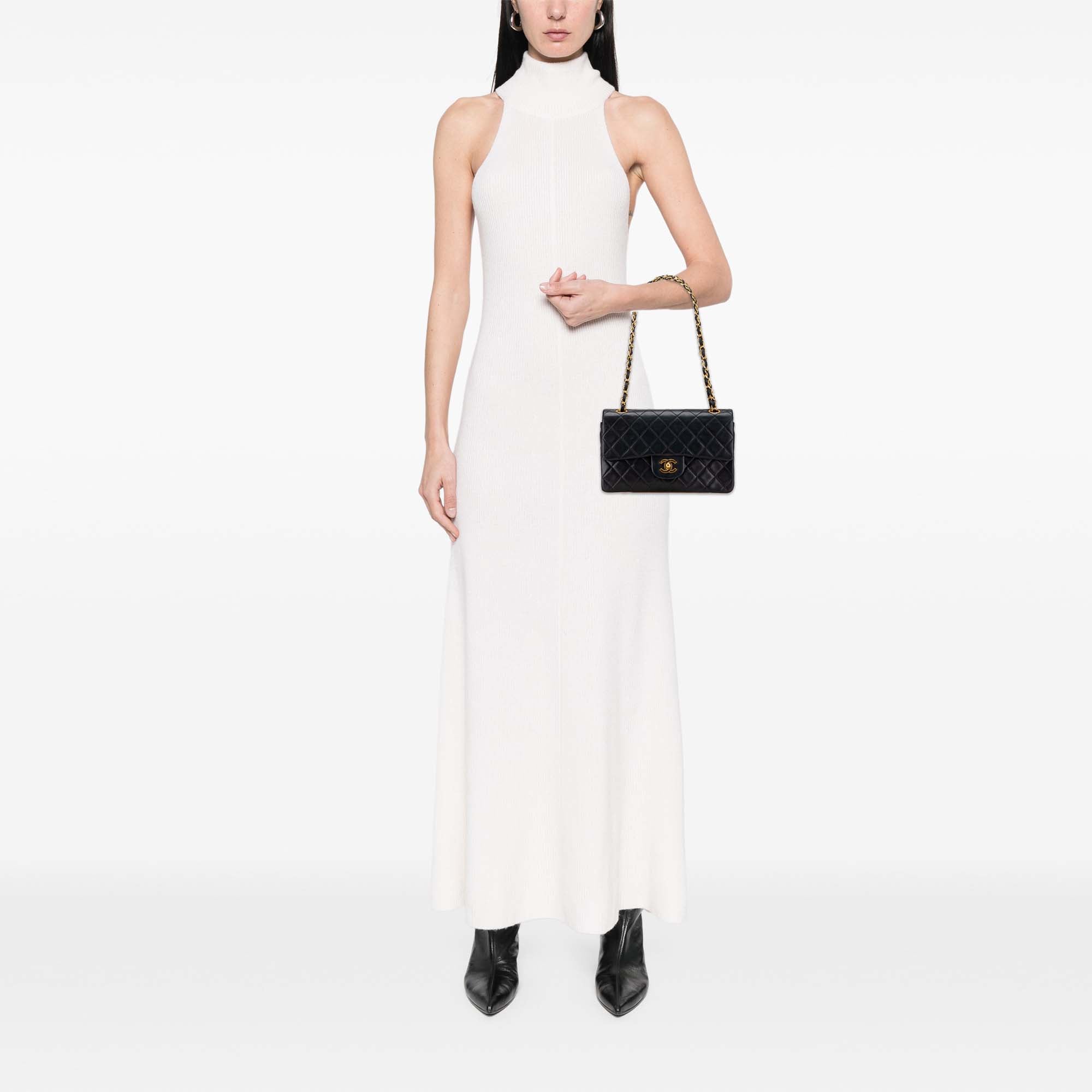 Chanel Small Classic Lambskin Double Flap - image 11