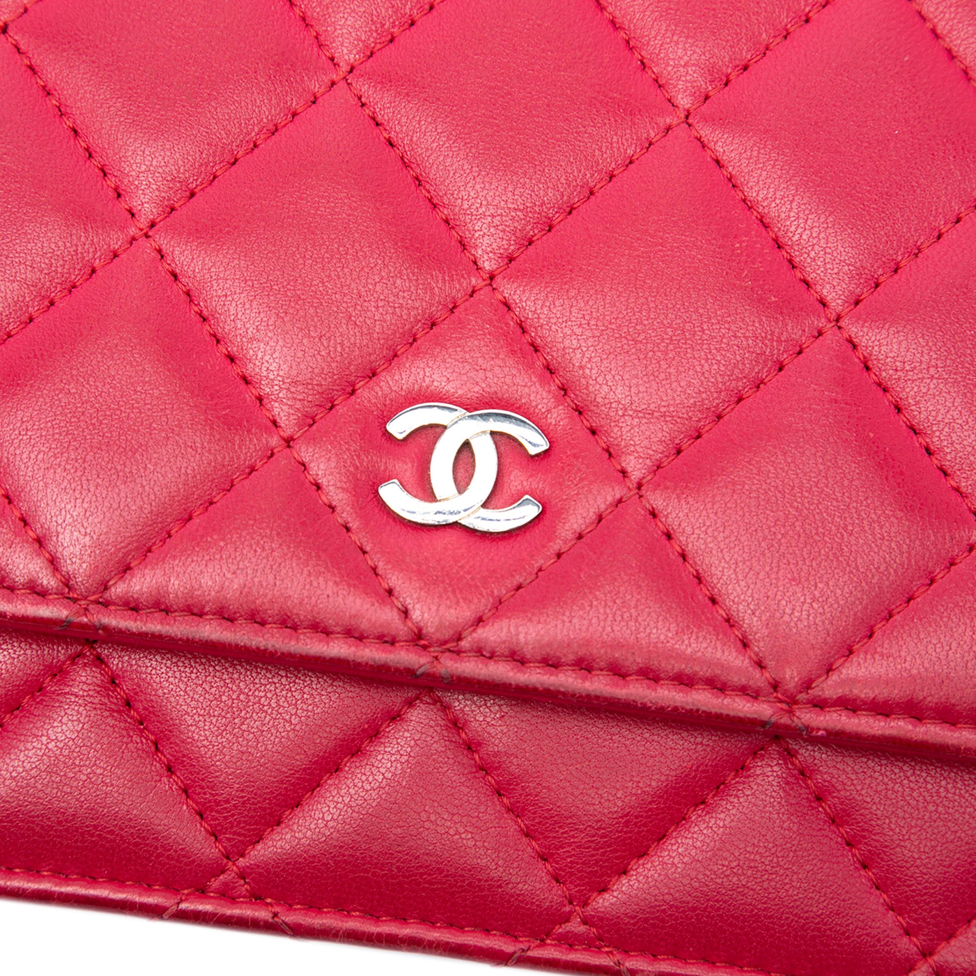 Chanel CC Quilted Lambskin Wallet on Chain - image 5