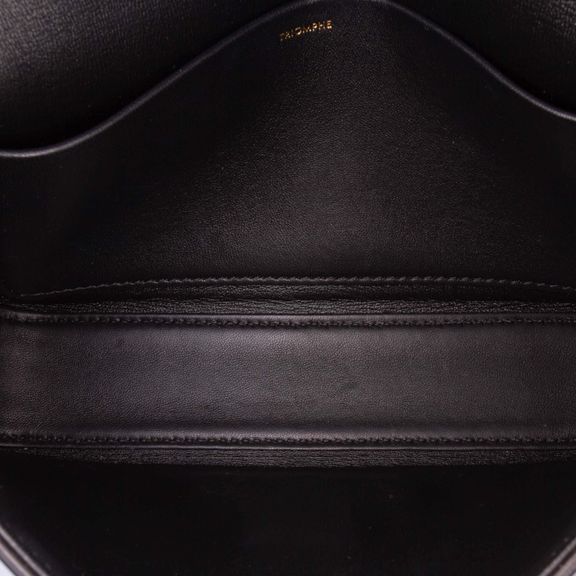 Celine Shiny Calfskin Claude Shoulder Bag