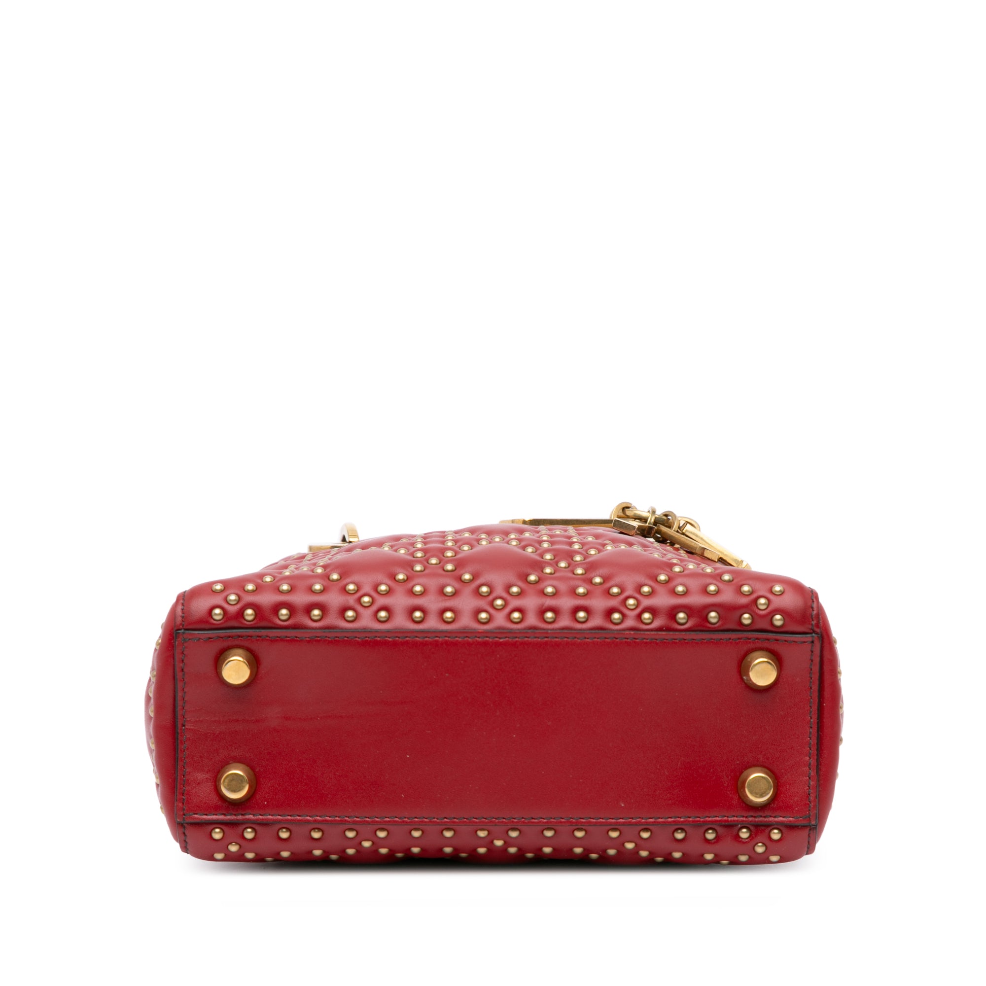 Dior Small Lambskin Cannage Studded Supple Lady Dior - image 4