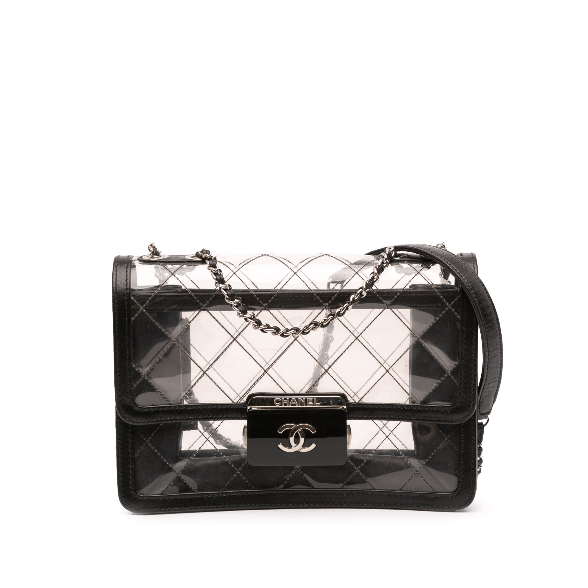 Chanel Medium PVC Naked Beauty Lock Flap - image 1