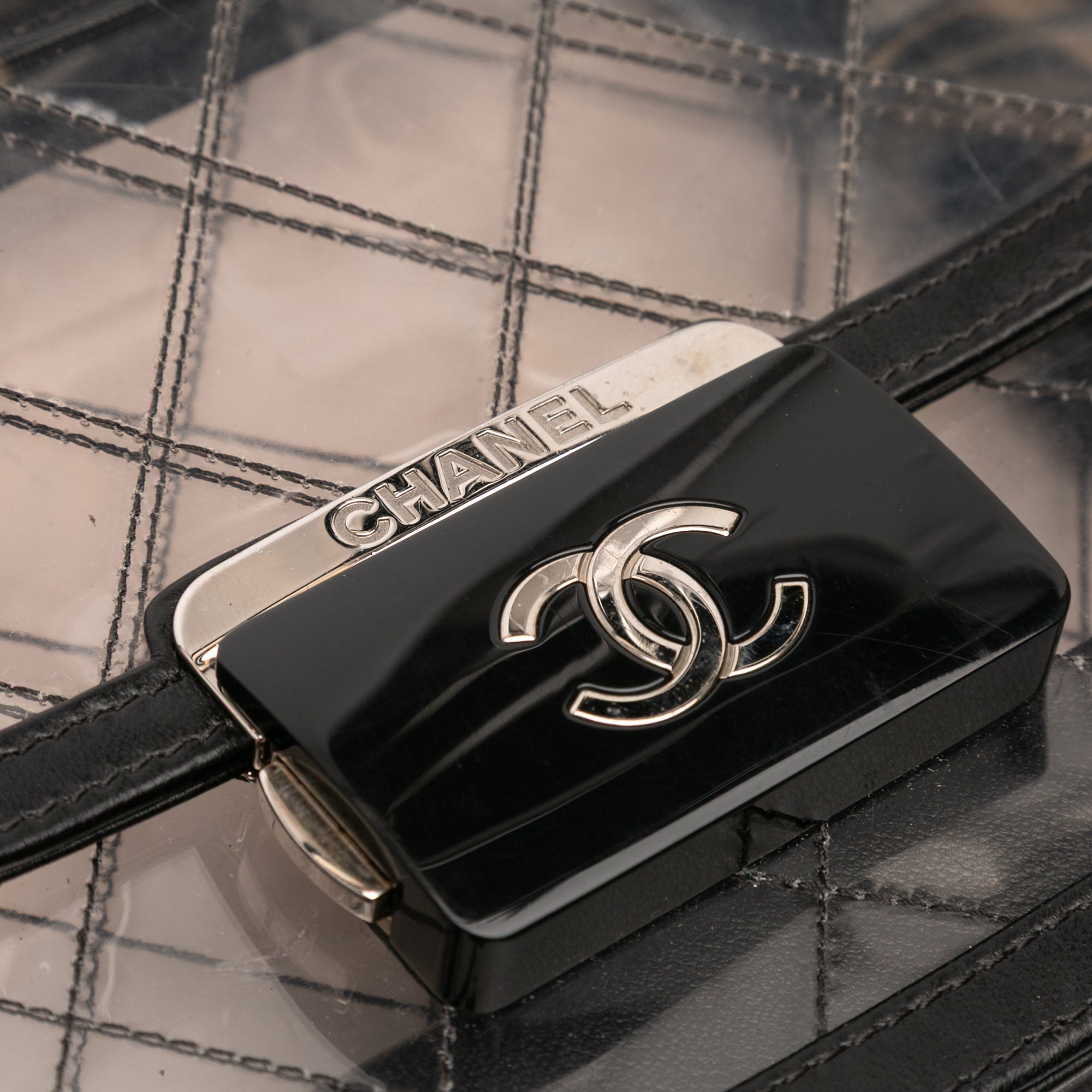 Chanel Medium PVC Naked Beauty Lock Flap - image 7