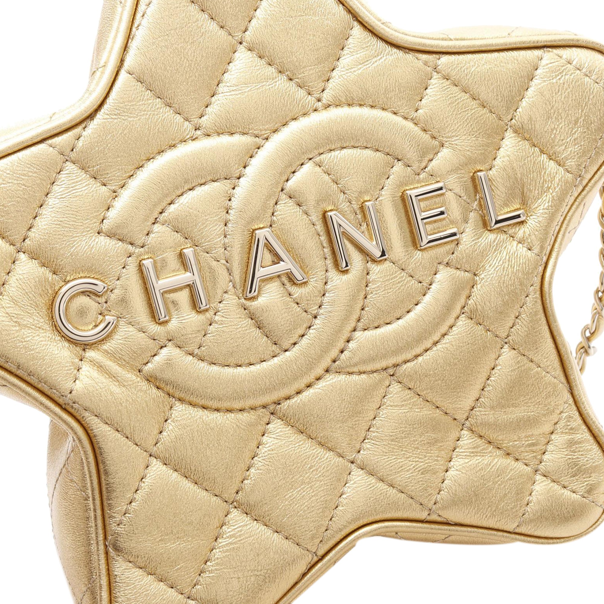 Chanel Quilted Lambskin Walk Of Fame Star Crossbody - image 7