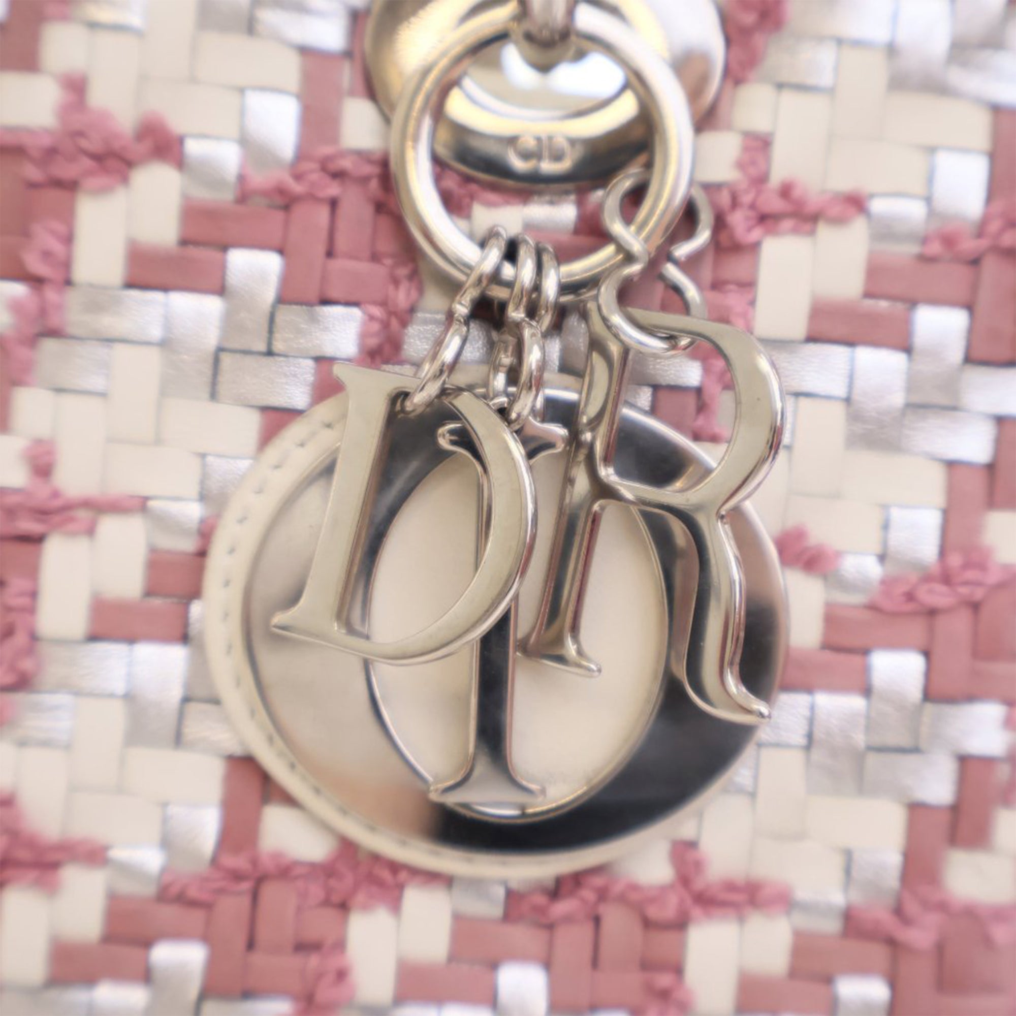 Dior Medium Lambskin And Tweed Lady Dior - image 12