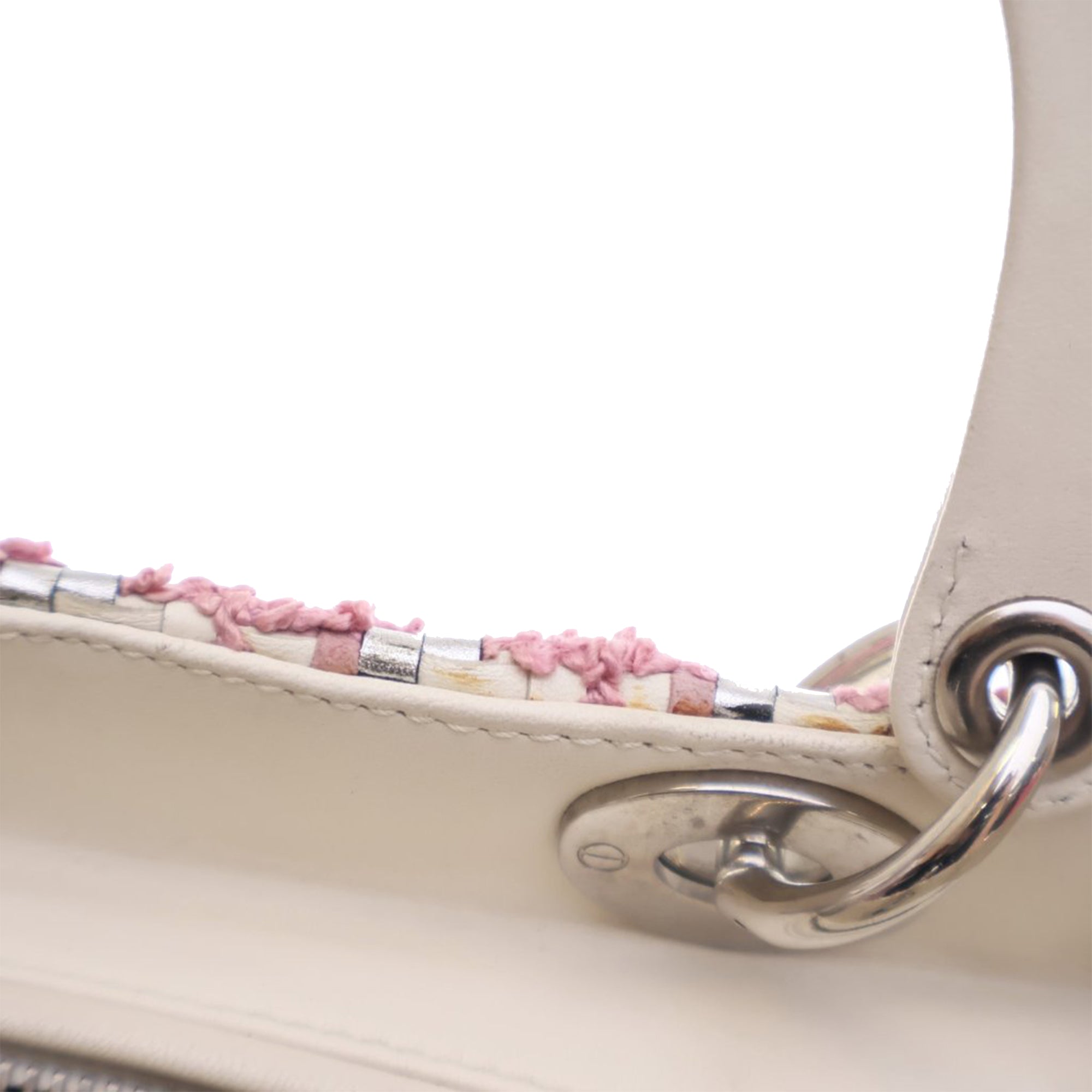 Dior Medium Lambskin And Tweed Lady Dior - image 14