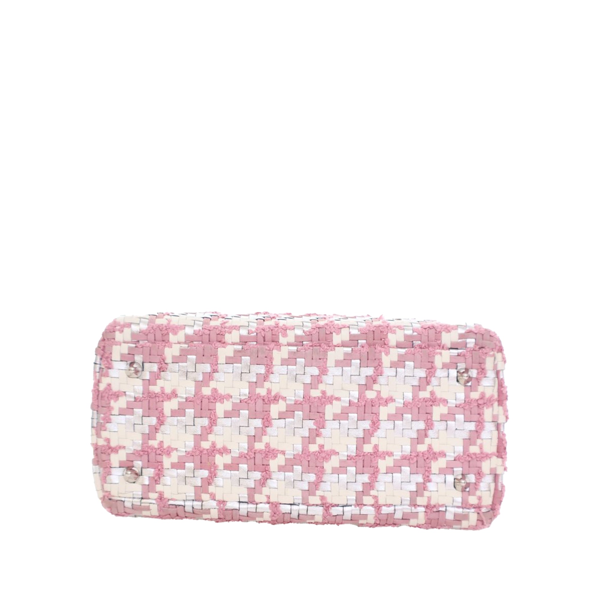 Dior Medium Lambskin And Tweed Lady Dior - image 3