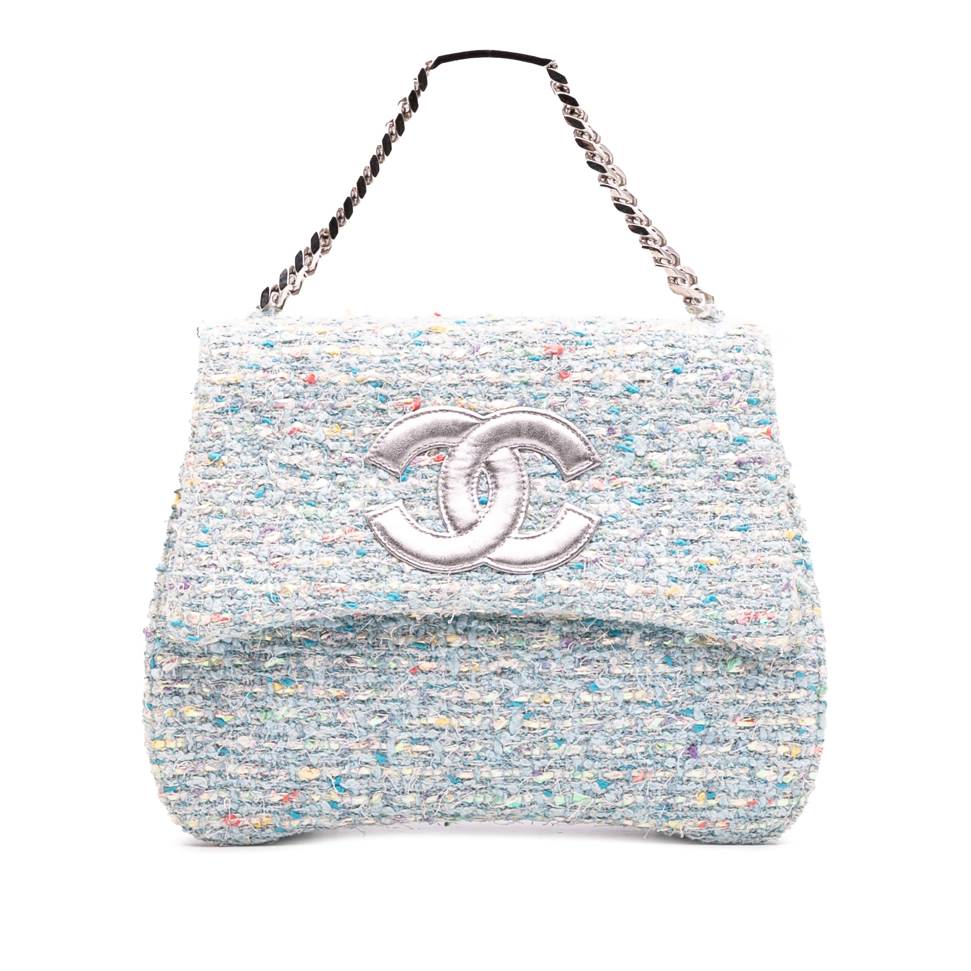 Chanel CC Confetti Tweed Flap - image 1